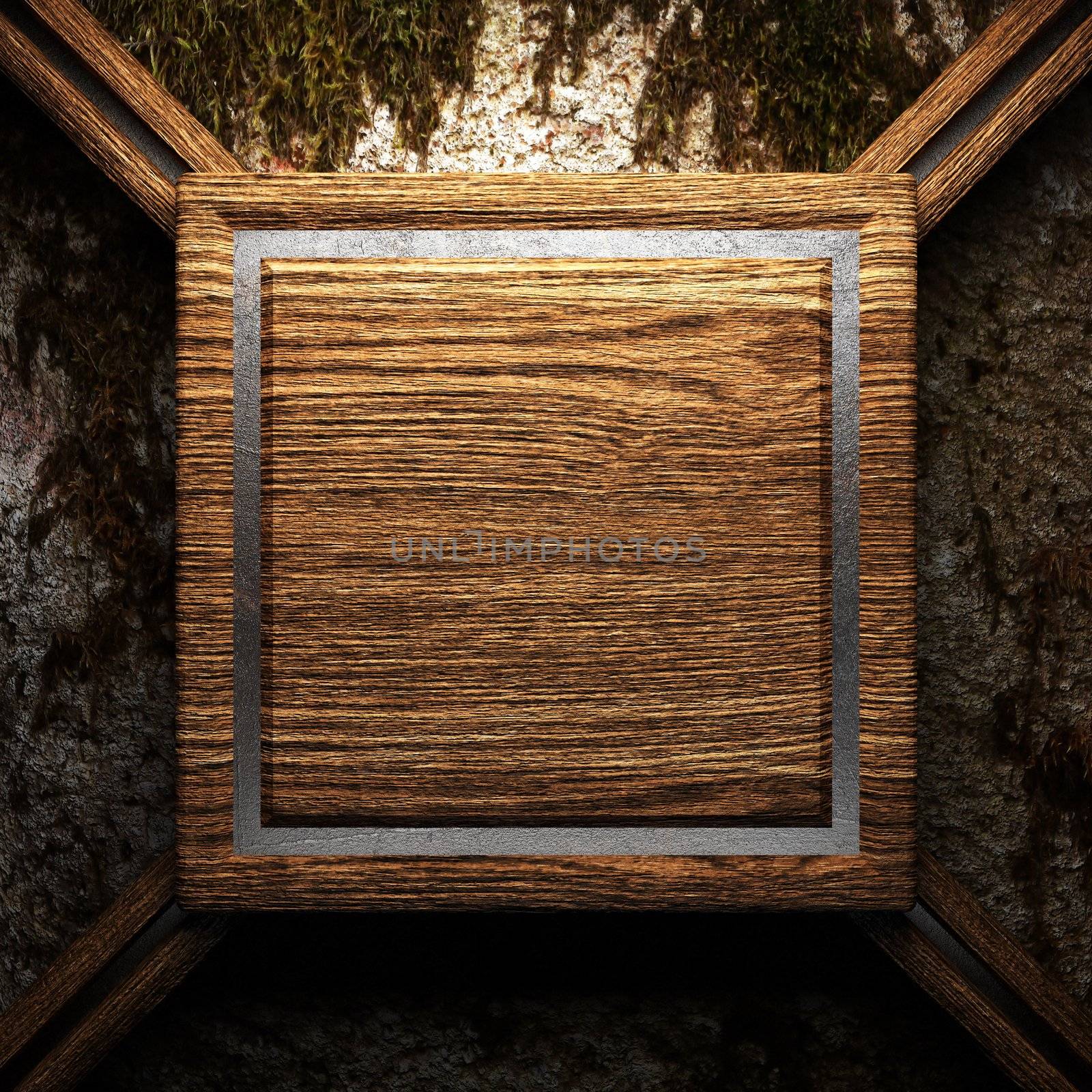wooden plate on wall