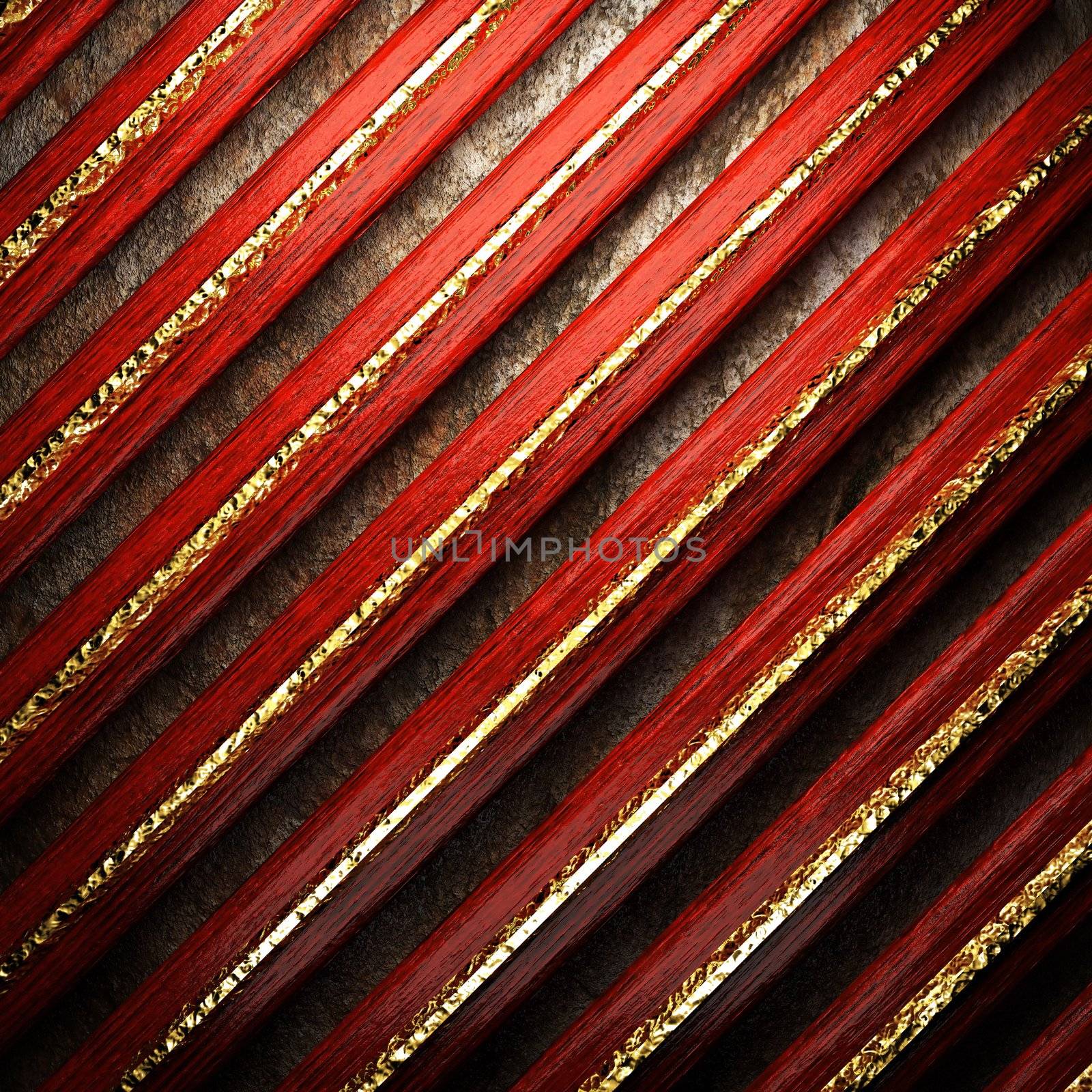wood on wall