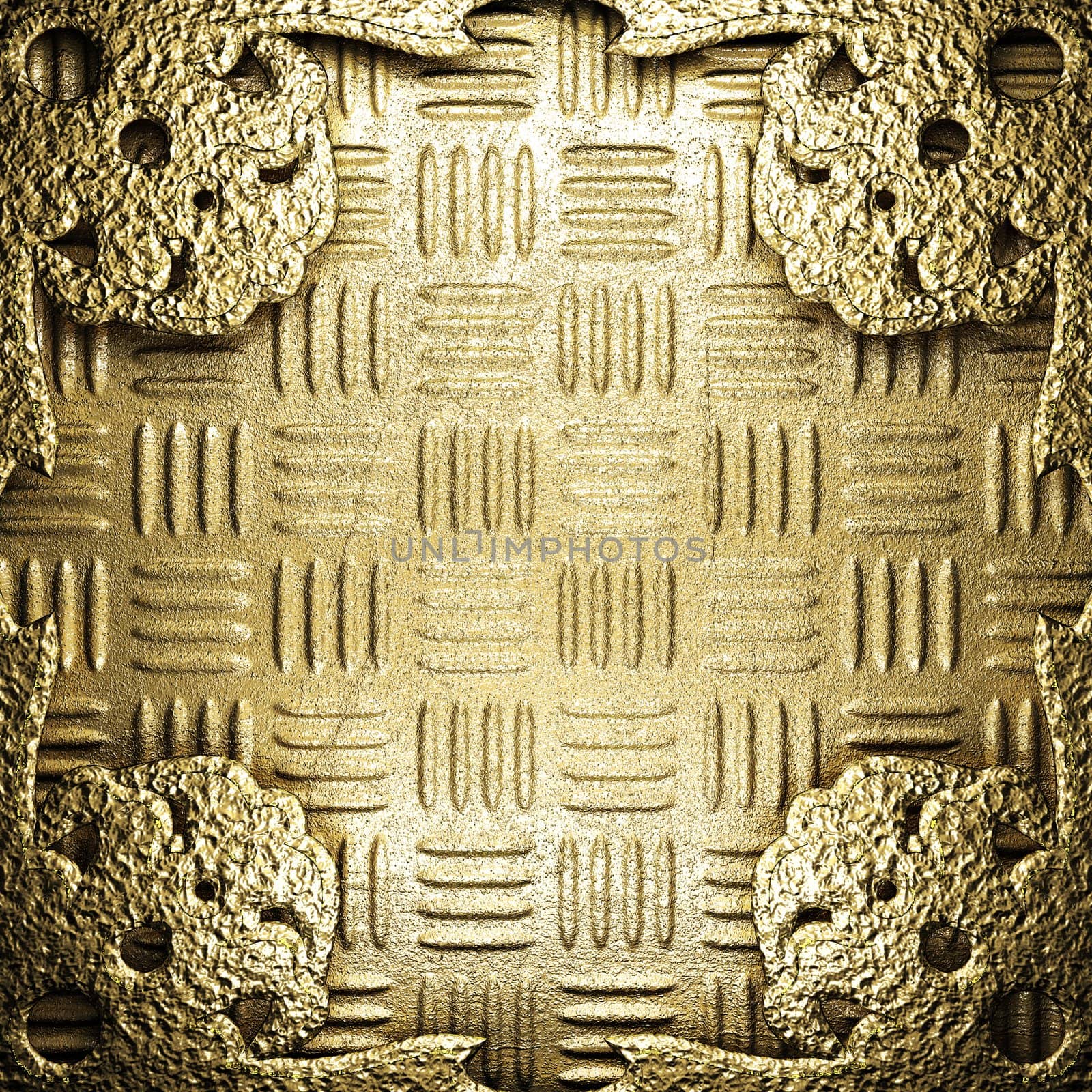 golden background made in 3D