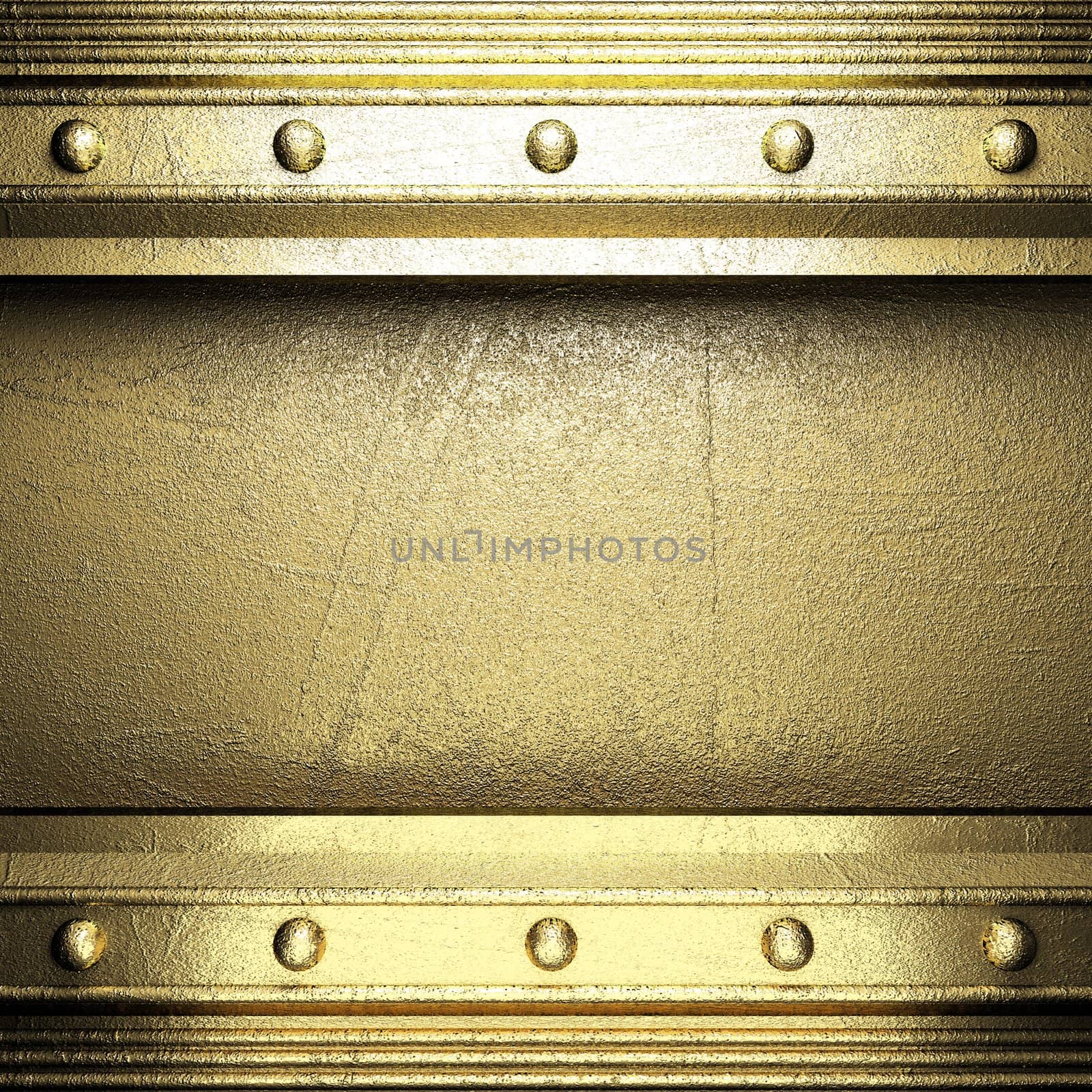golden background made in 3D