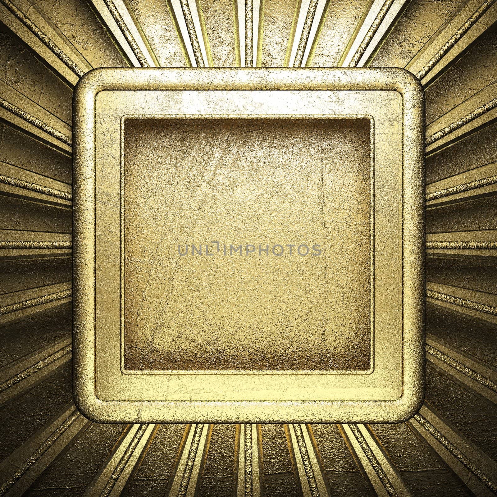 golden background made in 3D