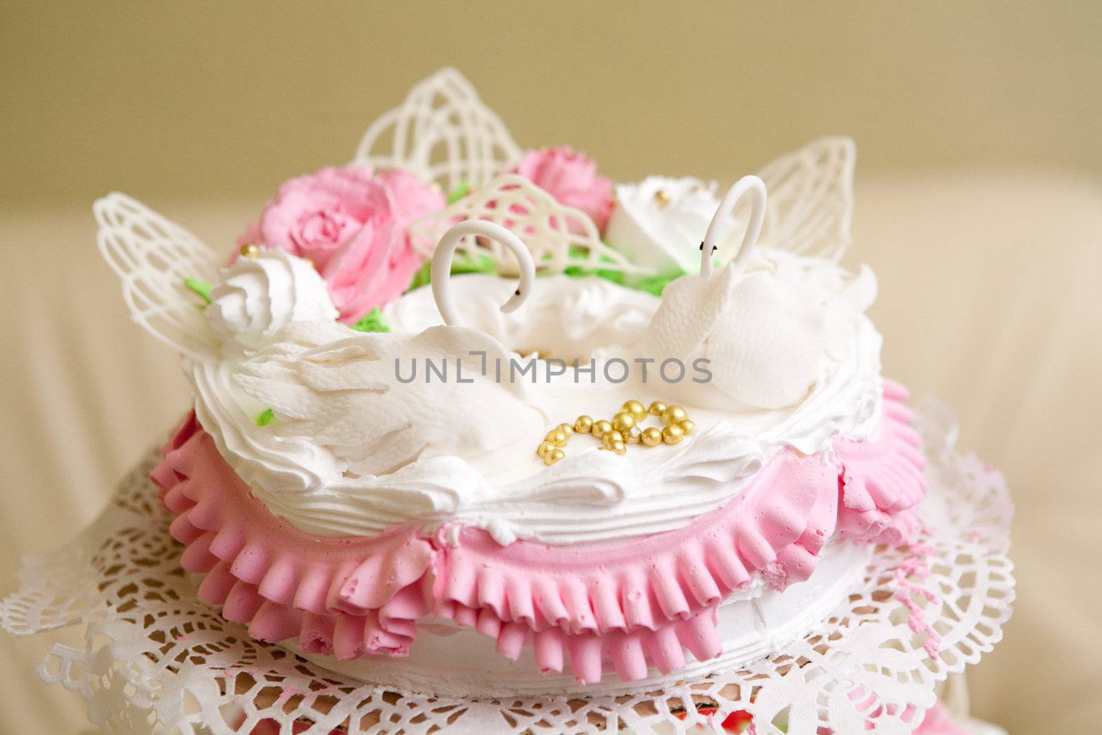 cake of bride and groom