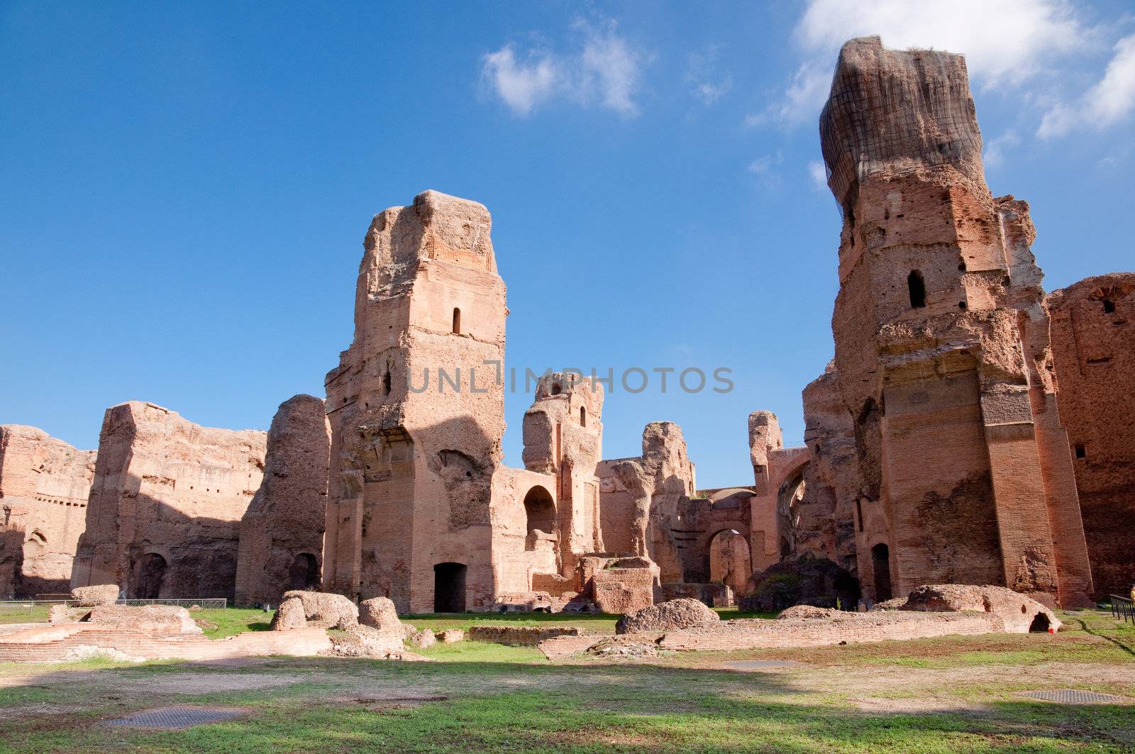 Terme di Caracalla ruins horizontal - Roma - Italy