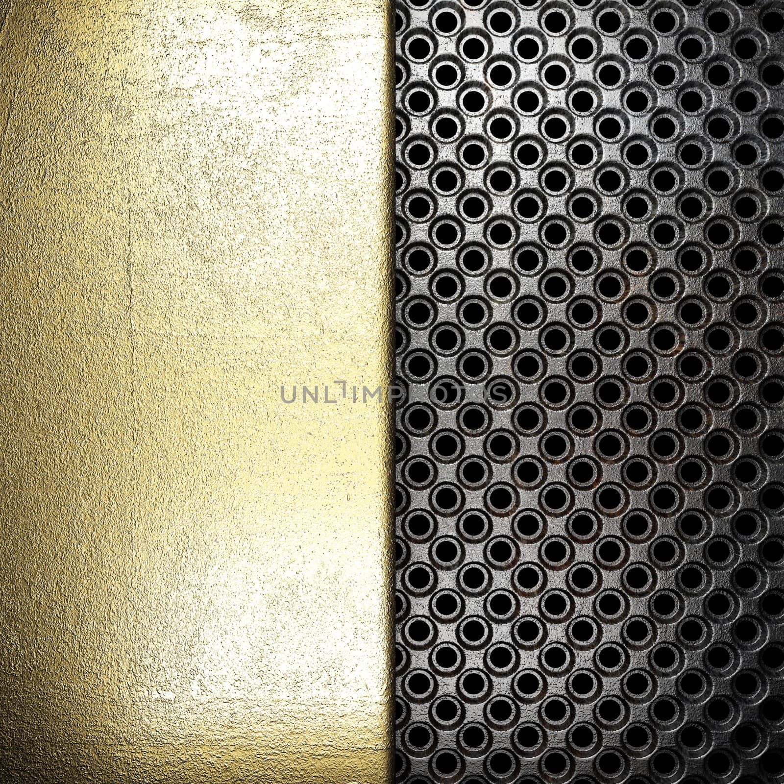 golden background made in 3D