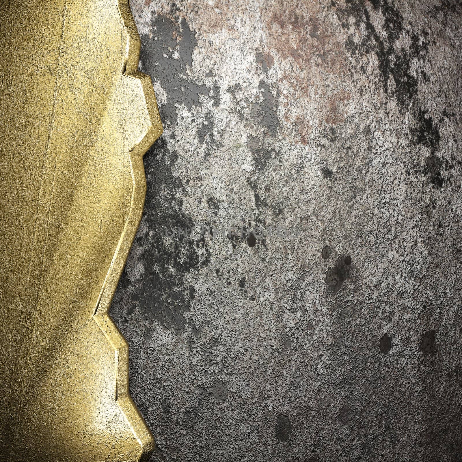 golden background made in 3D