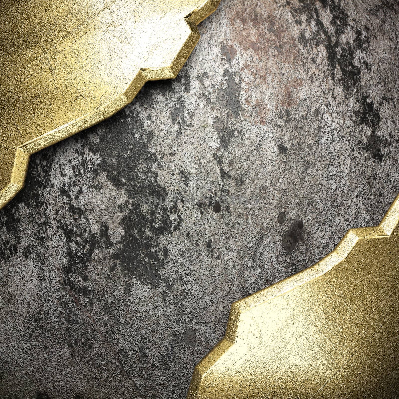 golden background made in 3D
