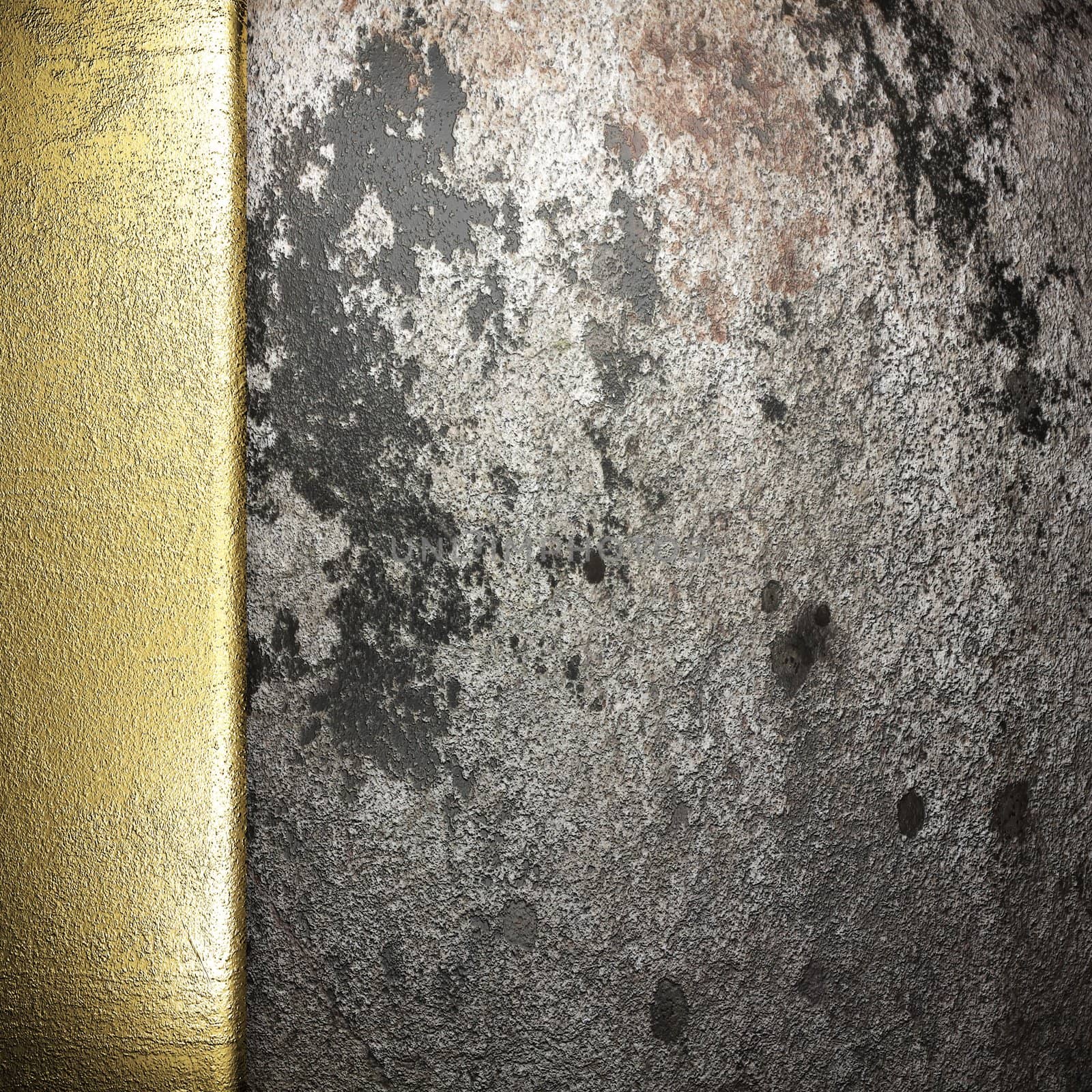 golden background made in 3D