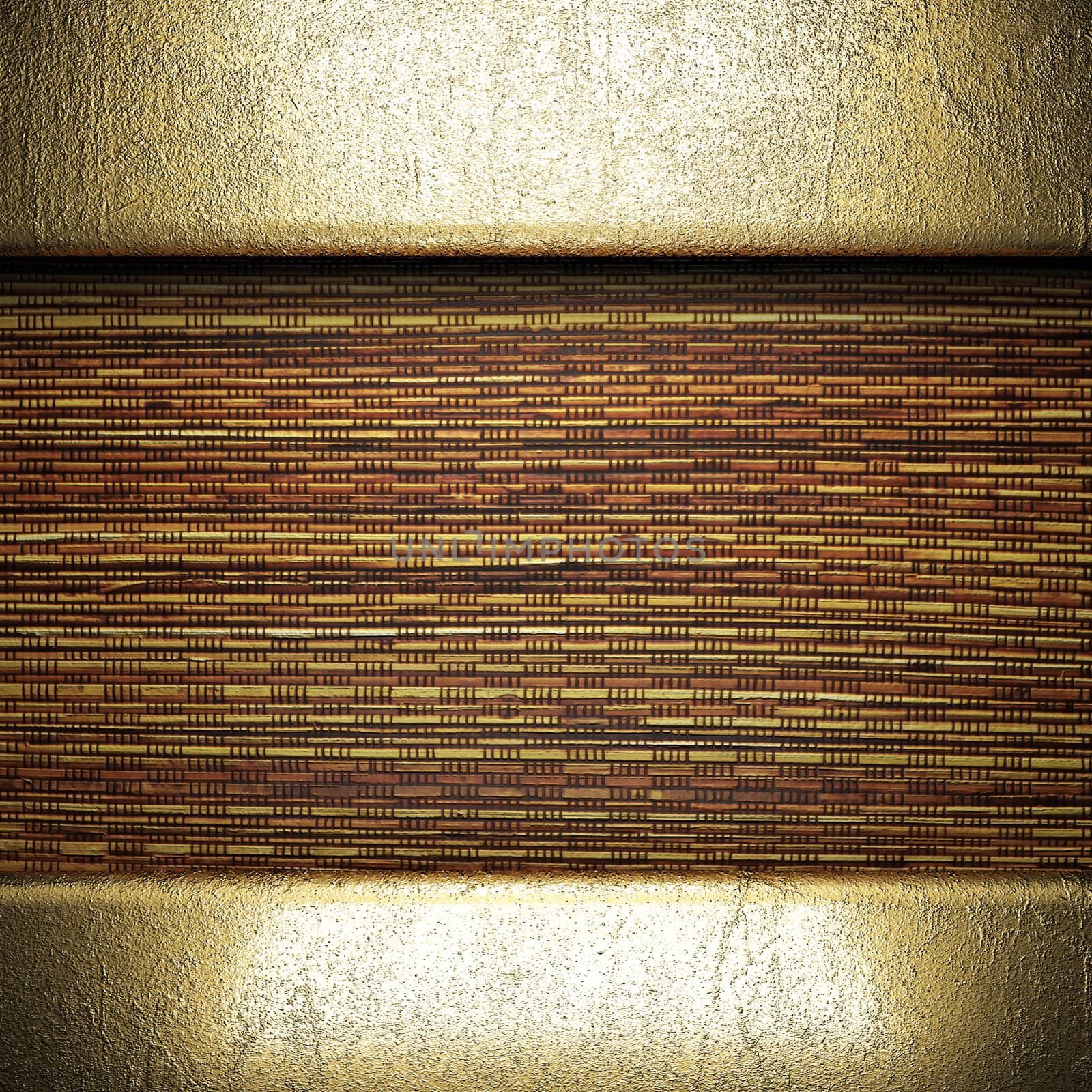 golden background made in 3D
