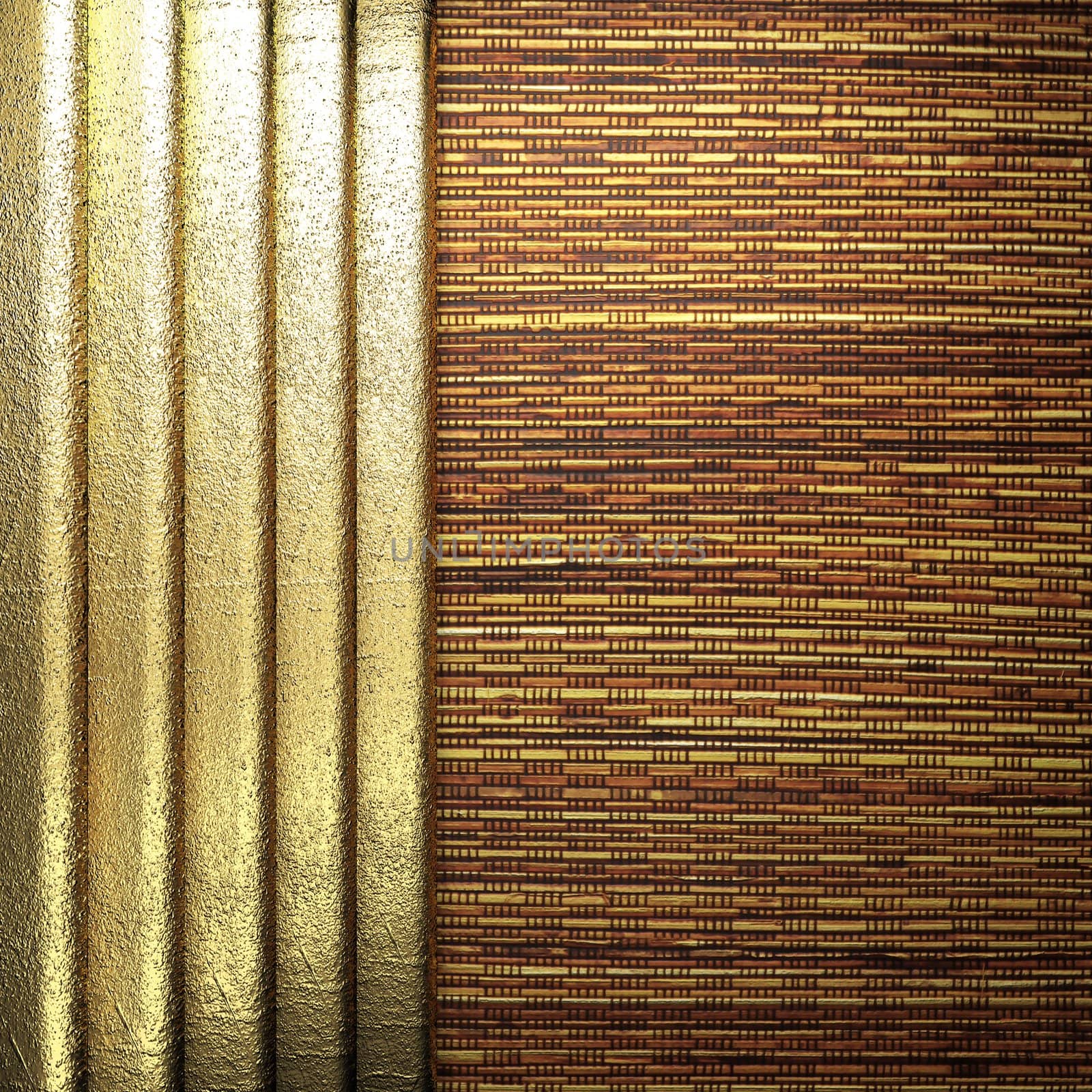 golden background made in 3D