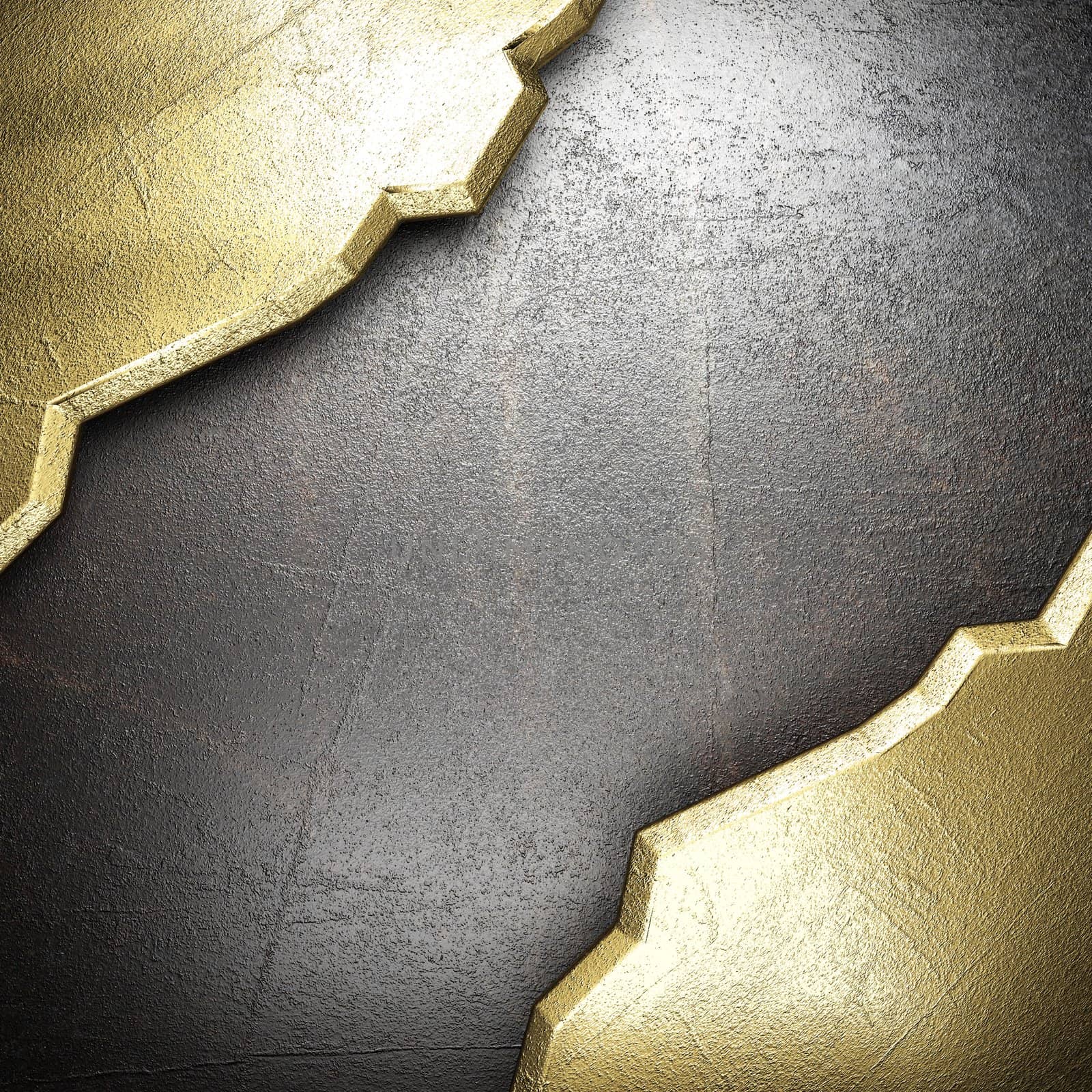 golden background made in 3D