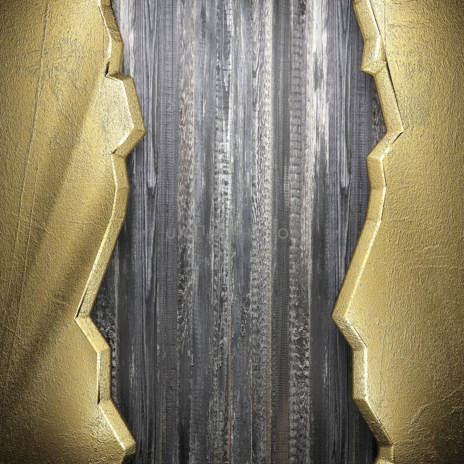 golden background made in 3D