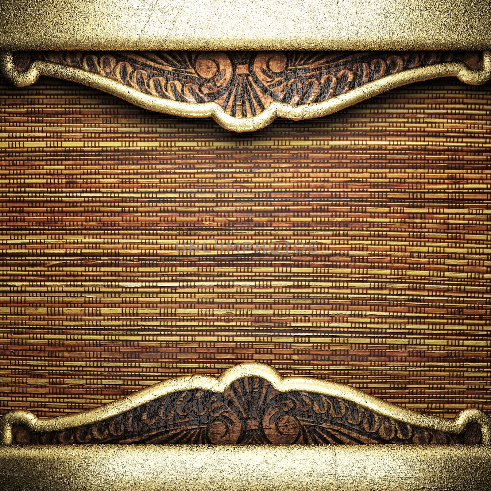golden background made in 3D