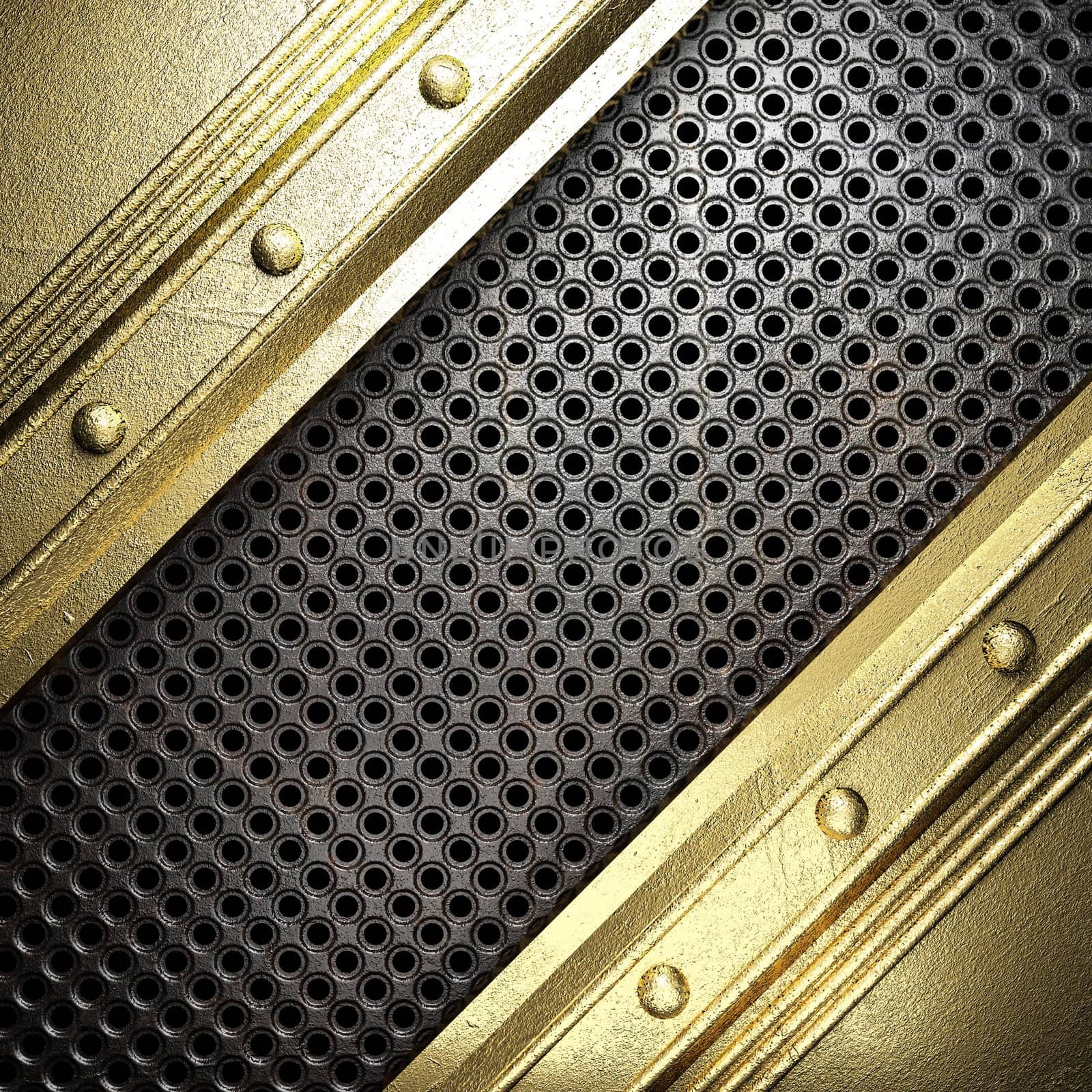 golden background made in 3D