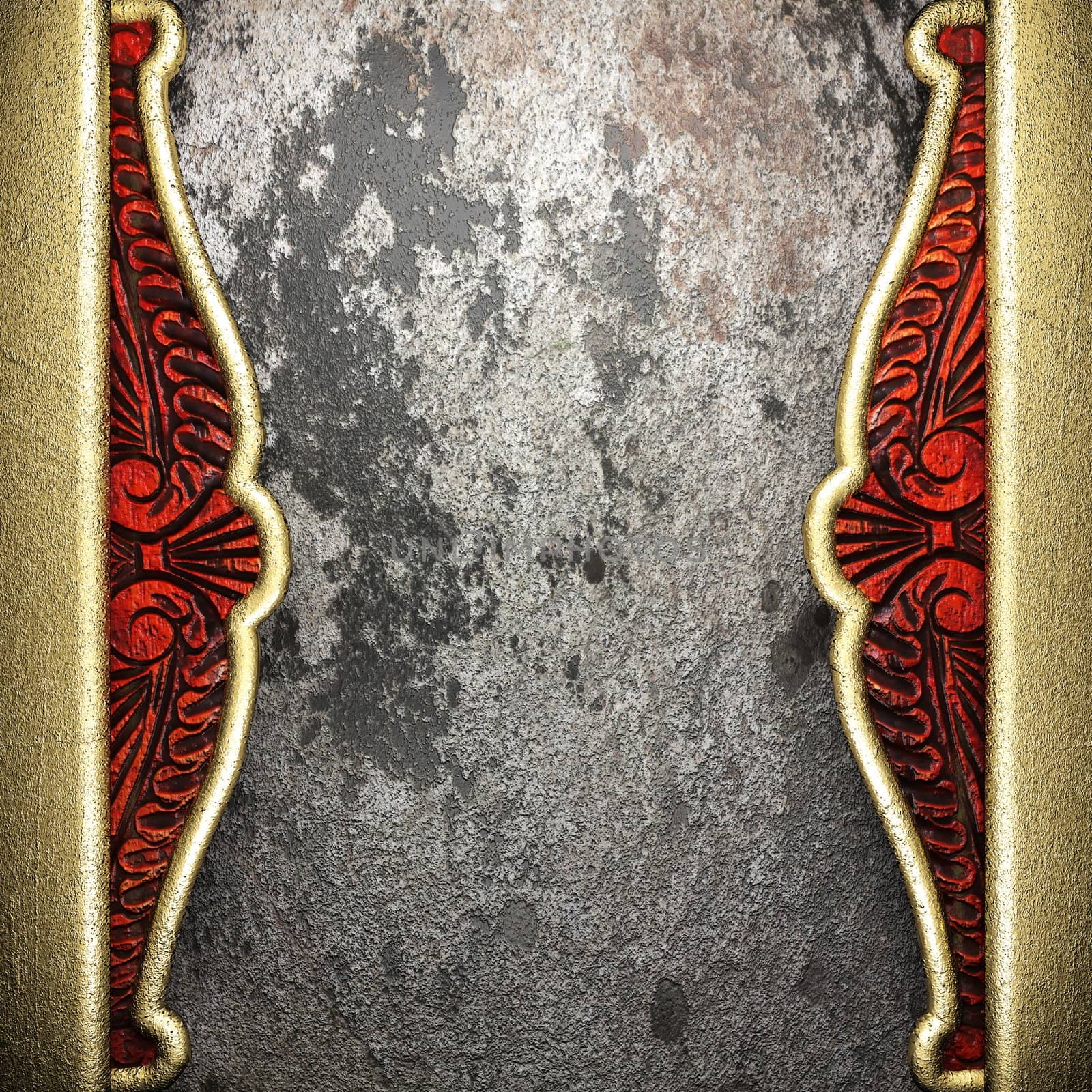 golden background made in 3D