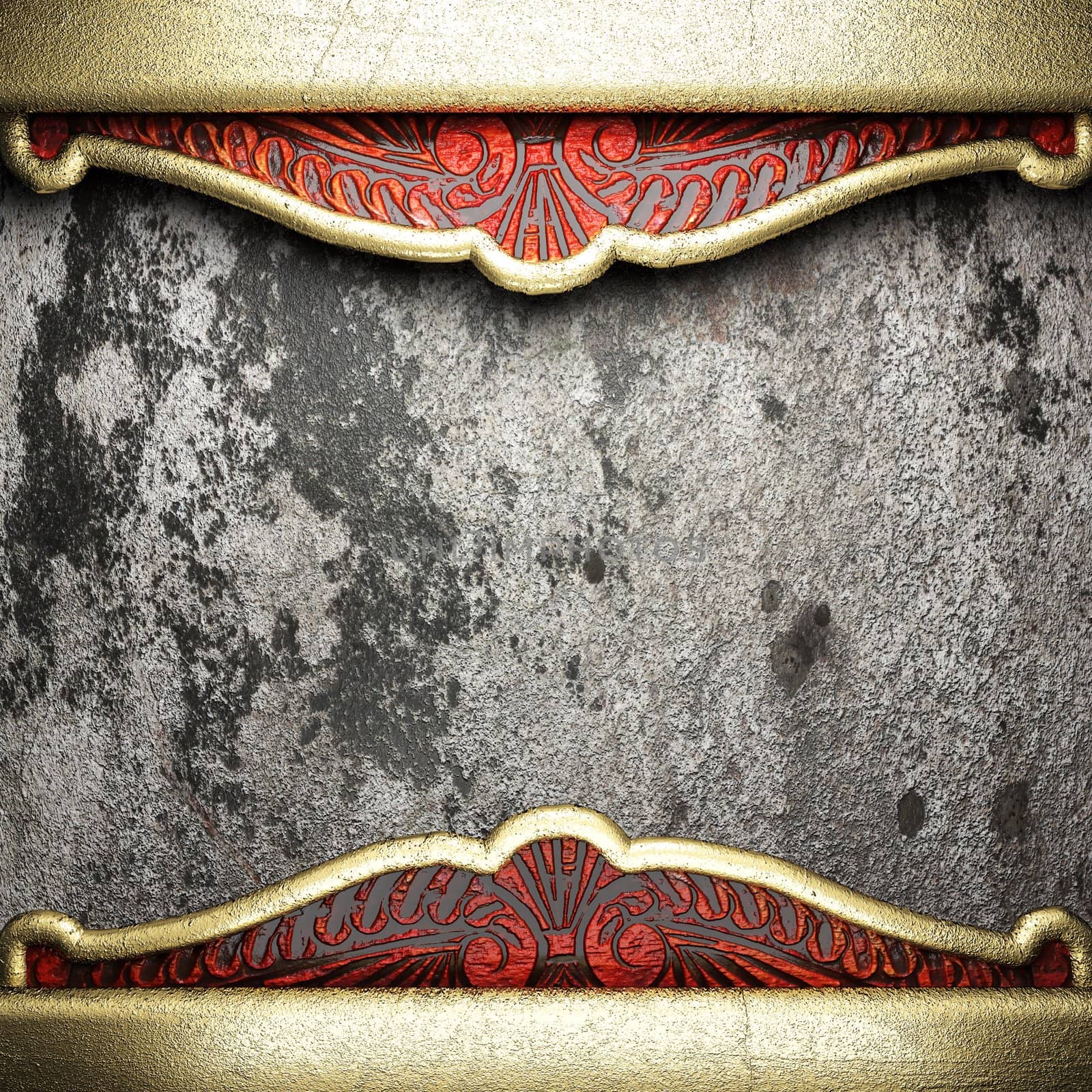 golden background made in 3D