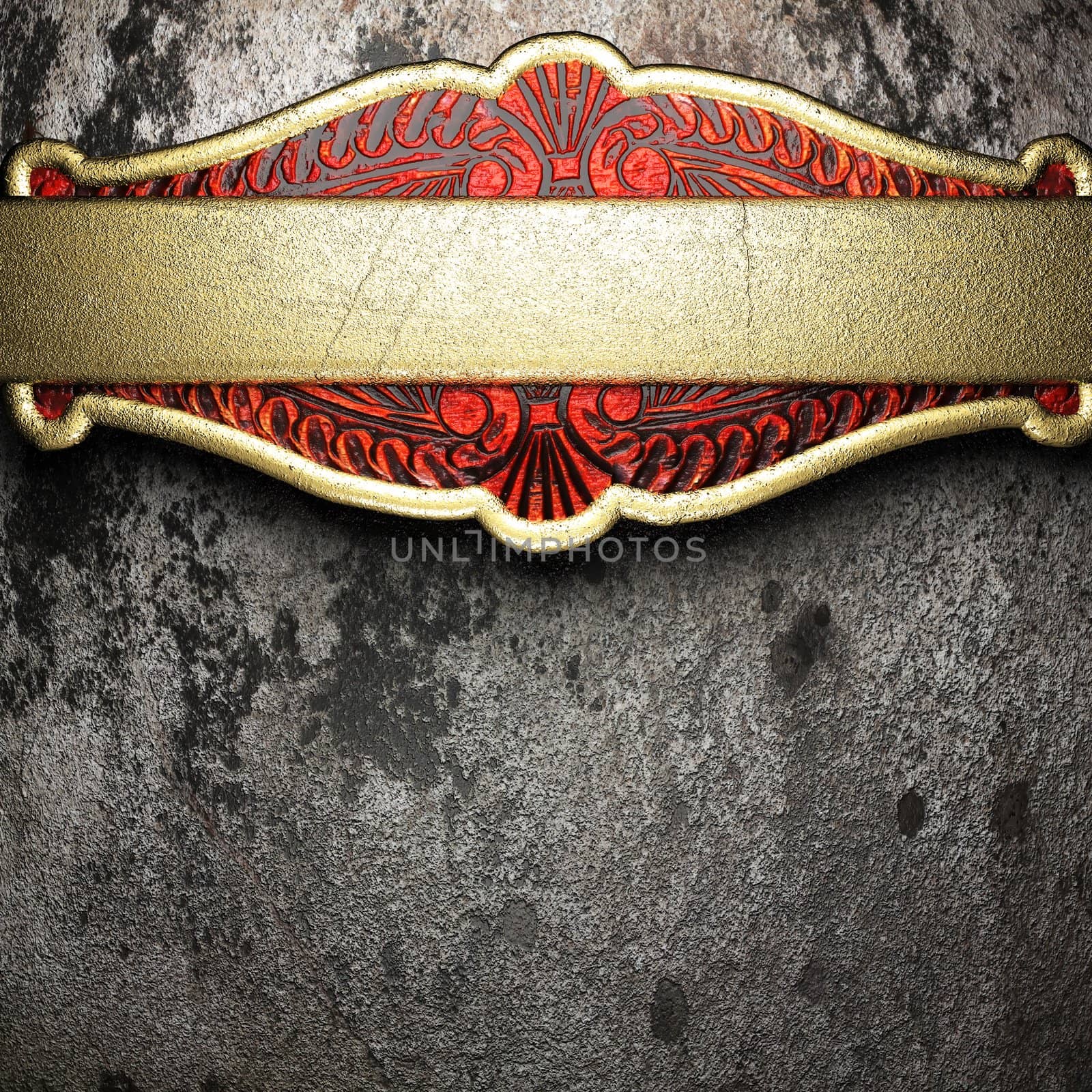 golden background made in 3D