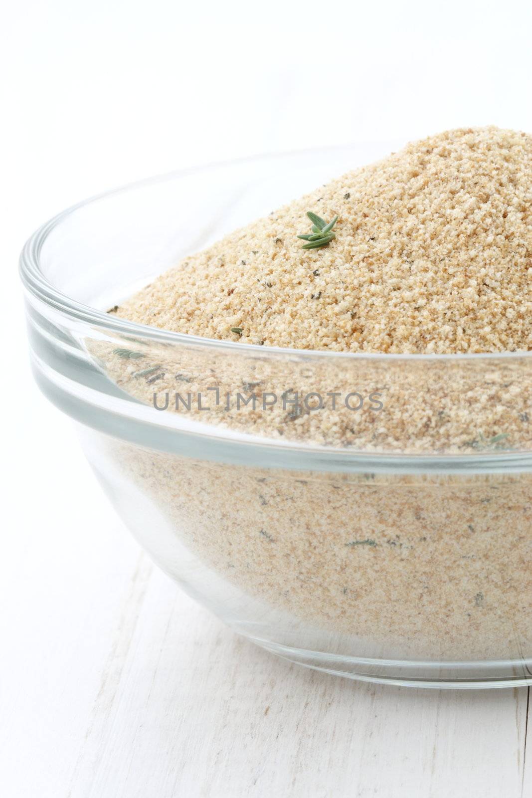 bread crumbs or breaded ingredient used to make fried chicken milanese chicken , nuggets and other delicious breaded foods 