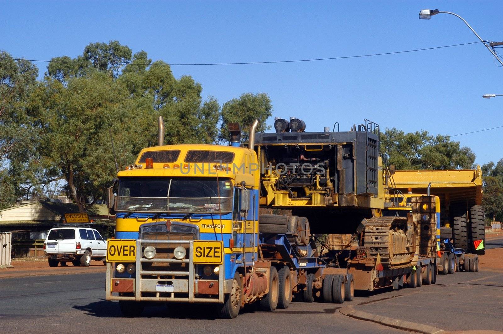 delivery of a truck for a goldmine