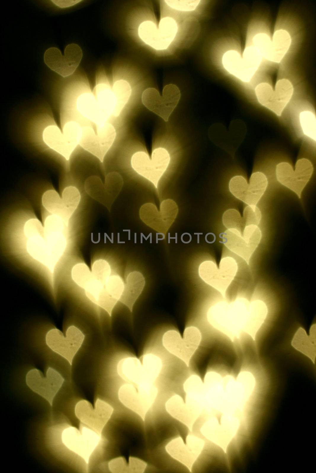 bokeh hearts background abstract macro