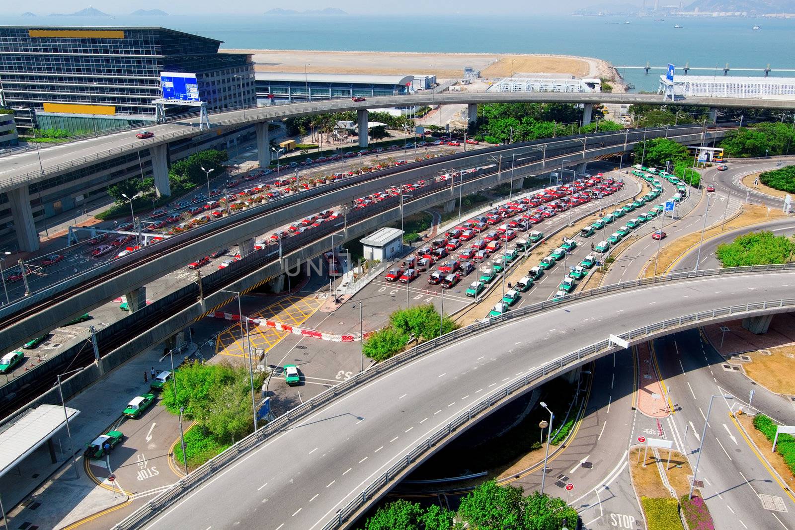 overpass road bridges. 