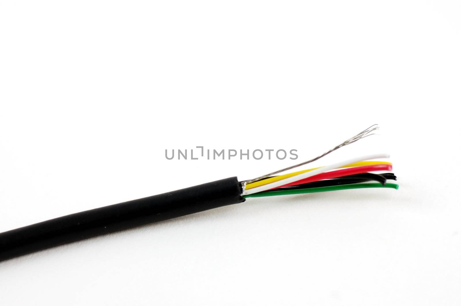 stock pictures of wires and connectors for electrical signals