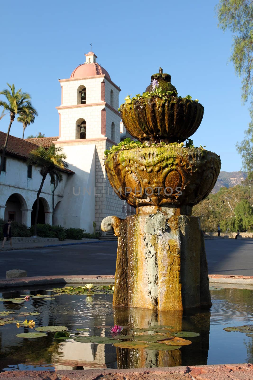 The Historic Mission Santa Barbara in California USA