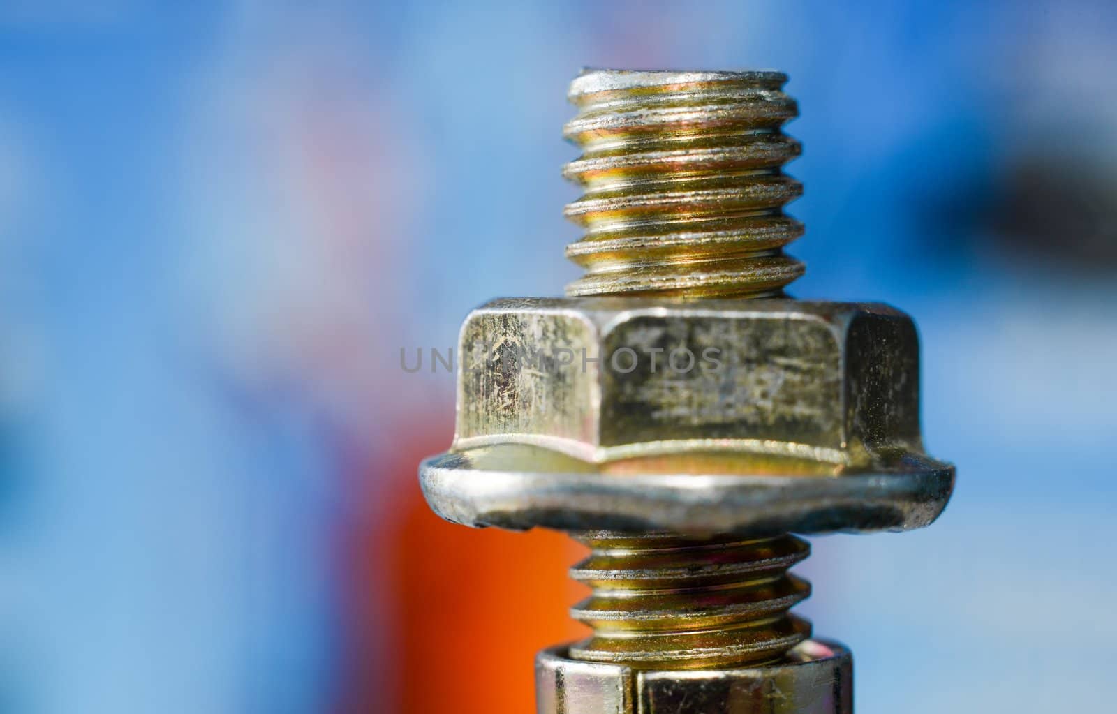 nut and bolt close up