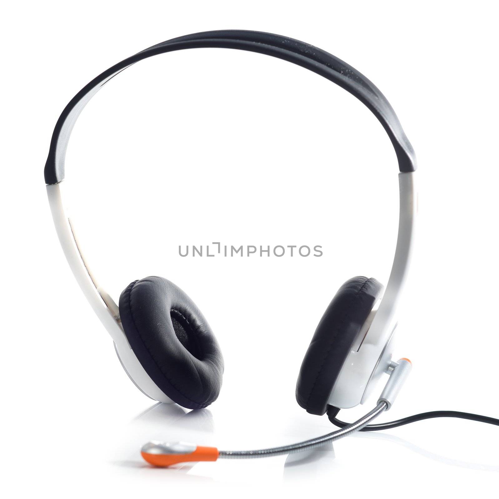 headset isolated on a white background