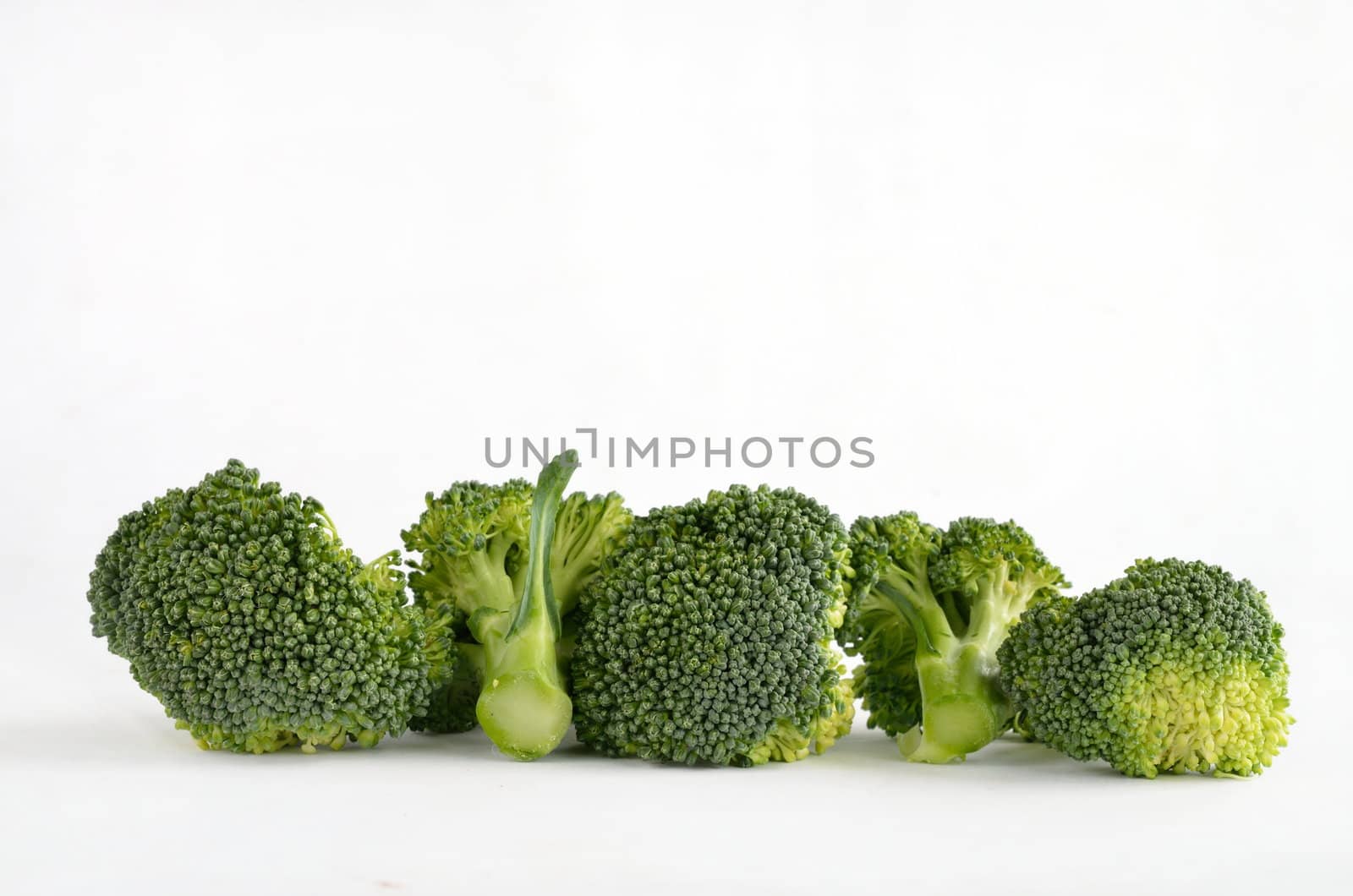 Broccoli vegetable isolated on white