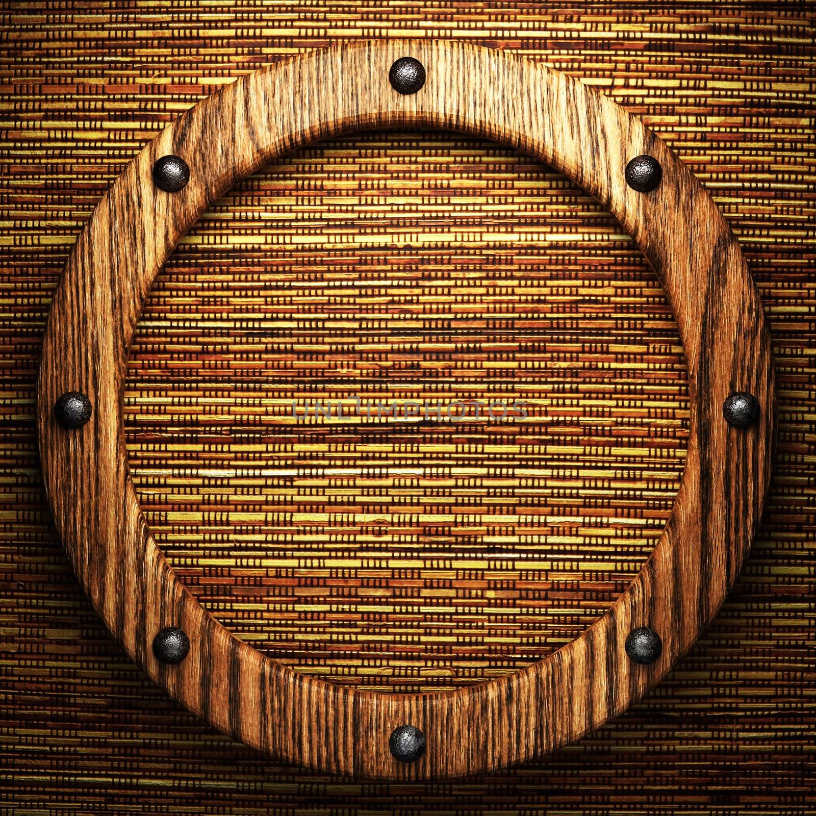 wood on the wall