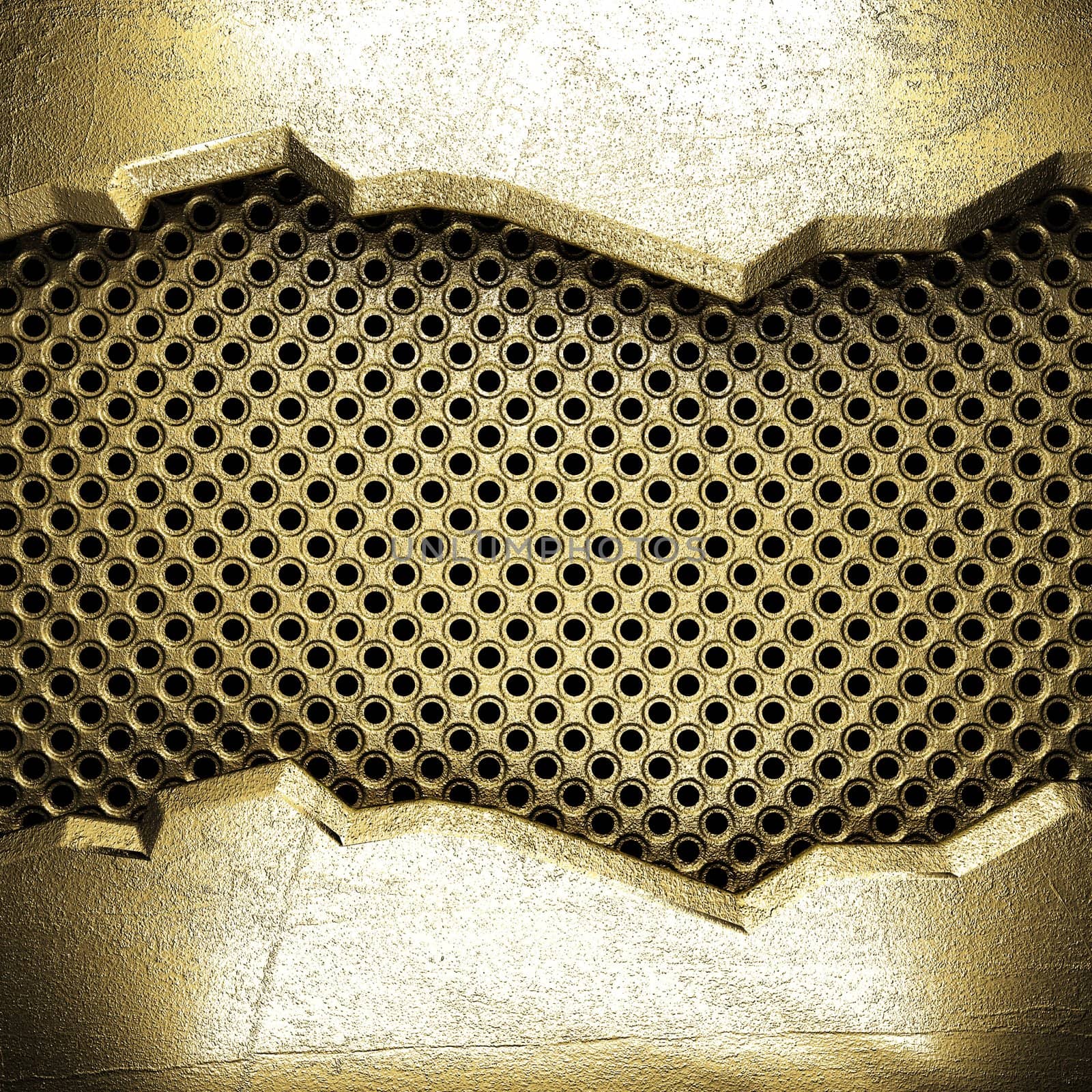 golden background made in 3D