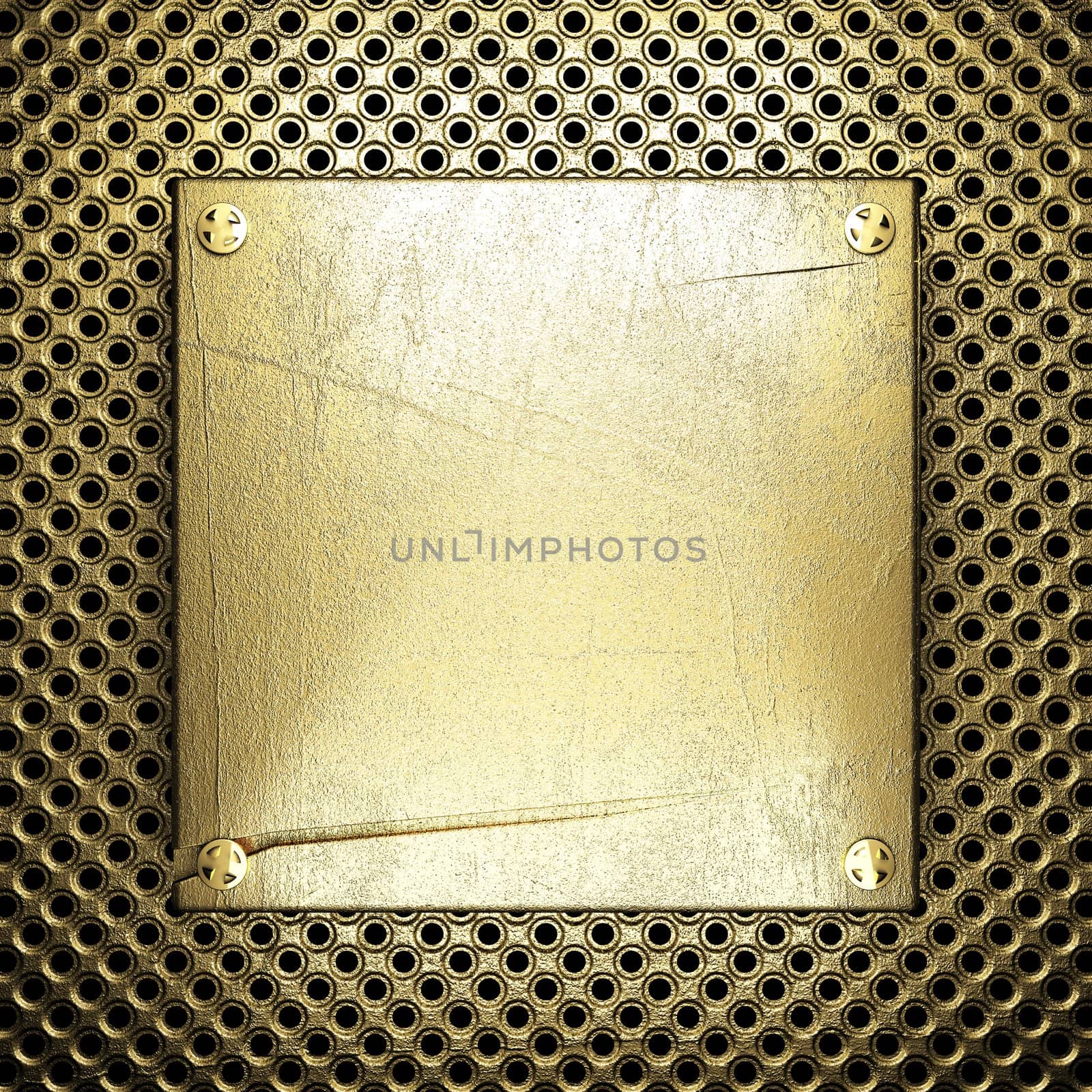golden background made in 3D
