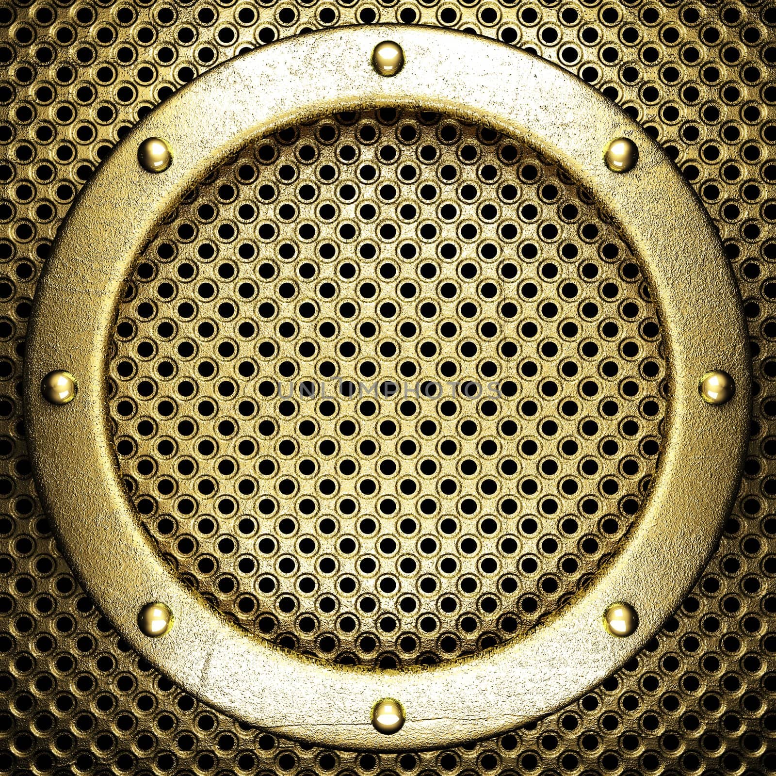 golden background made in 3D