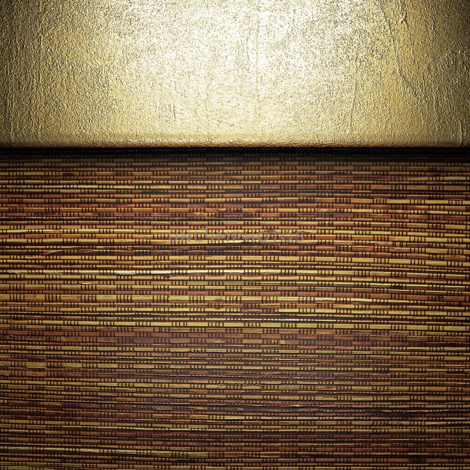 golden background made in 3D