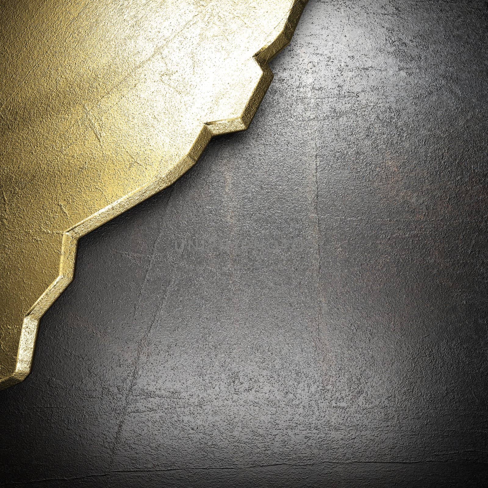 golden background made in 3D