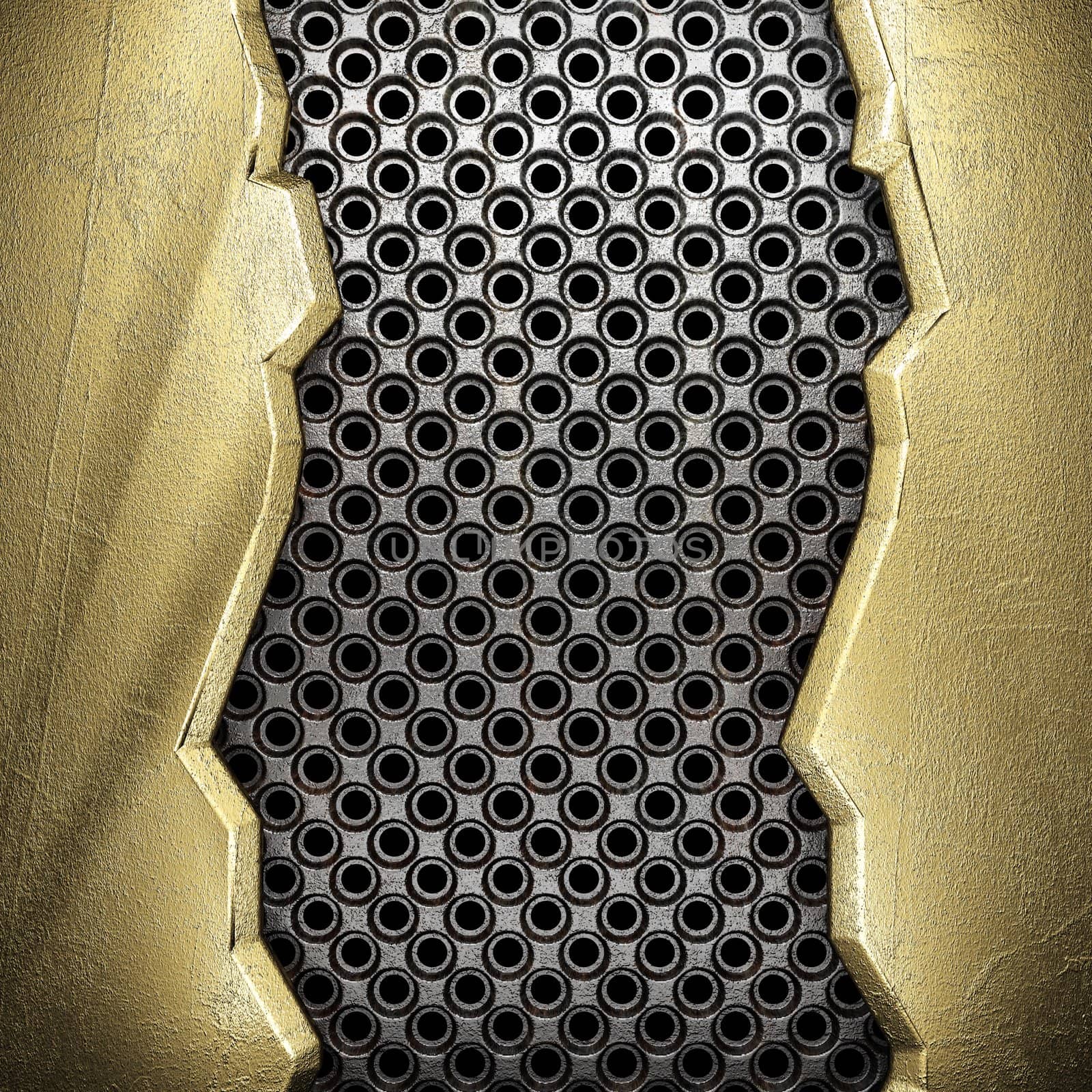golden background made in 3D