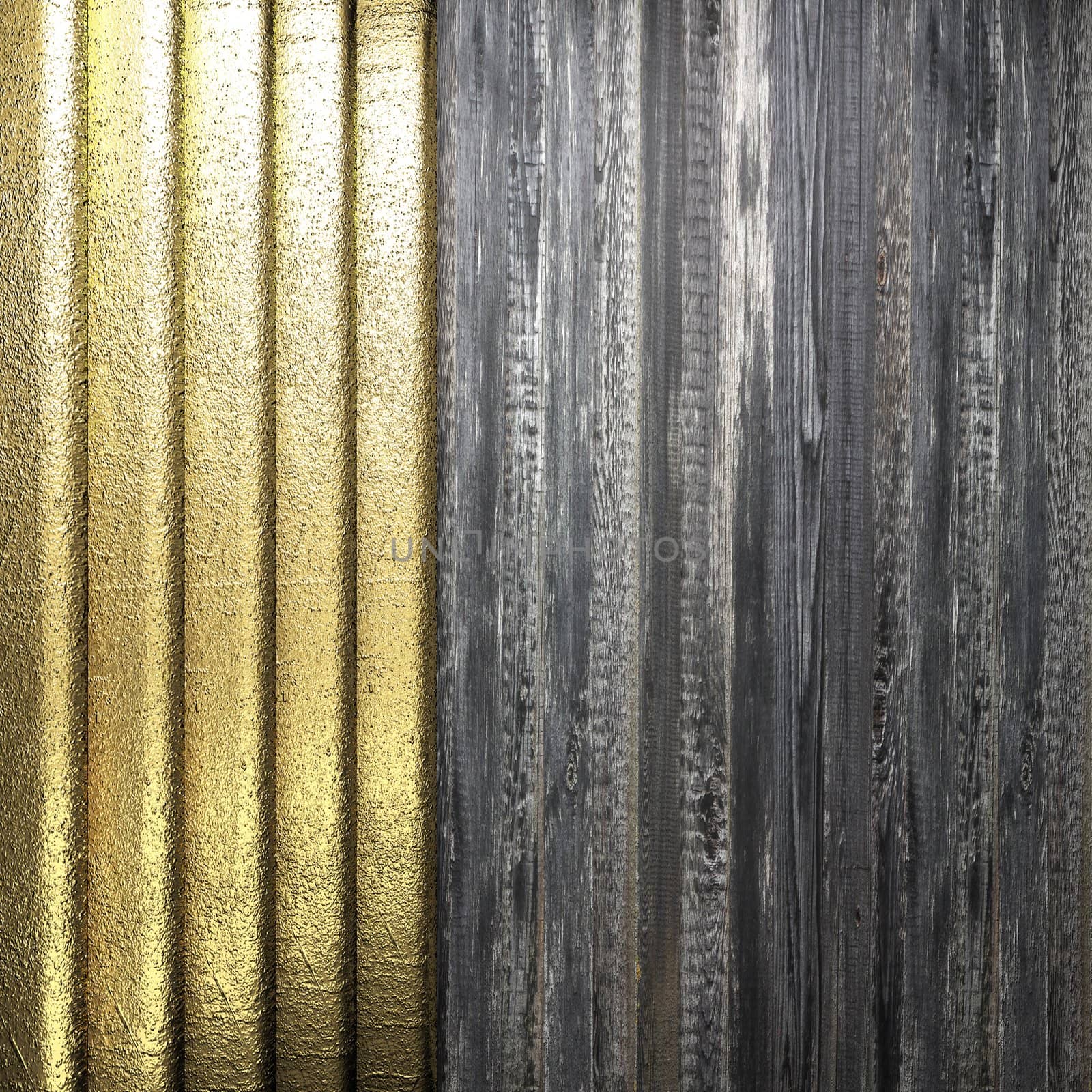 golden background made in 3D