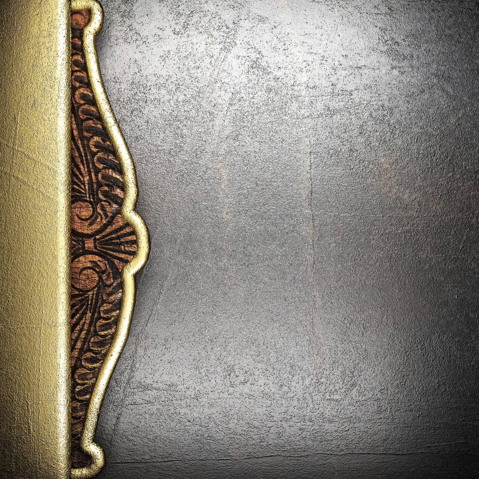 golden background made in 3D
