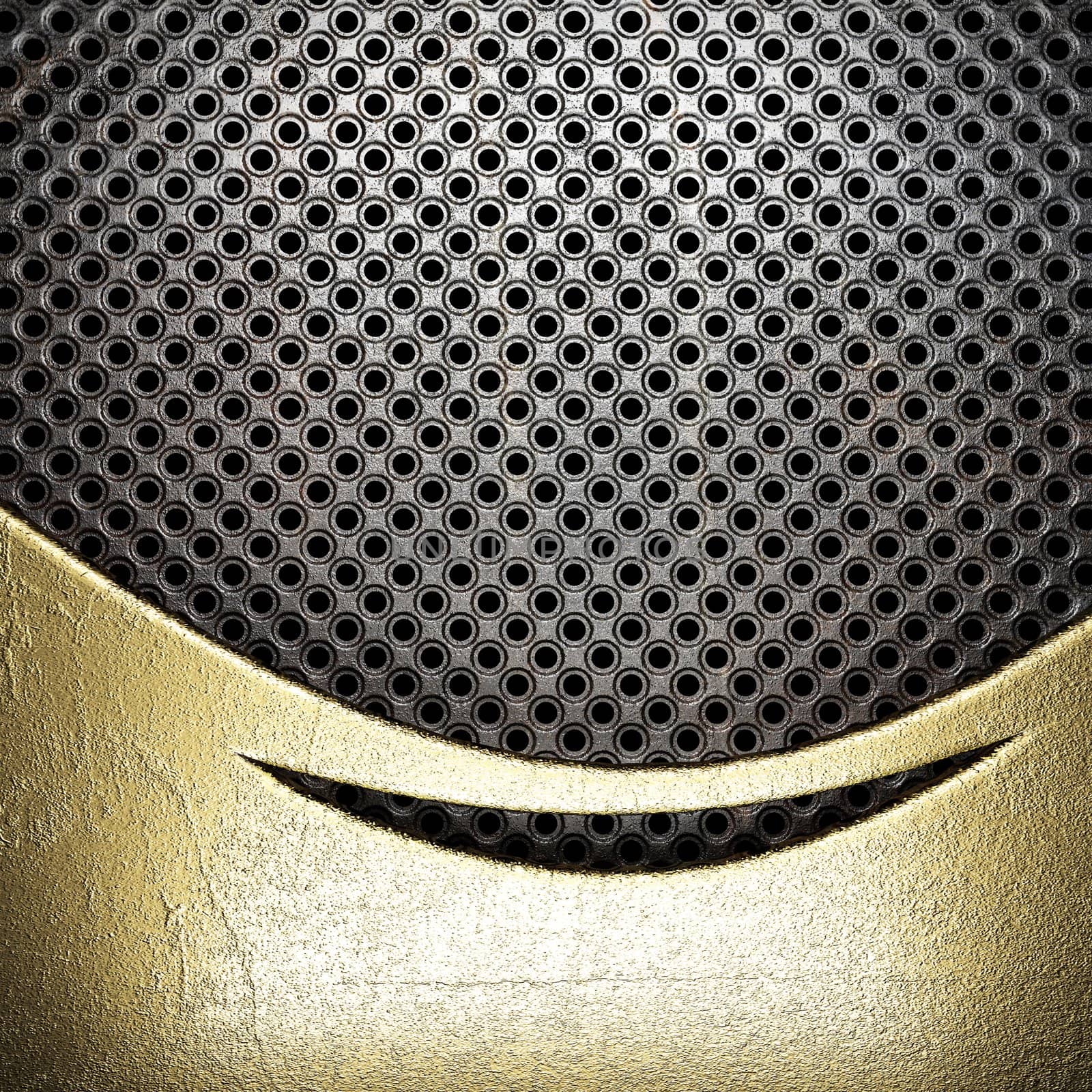 golden background made in 3D
