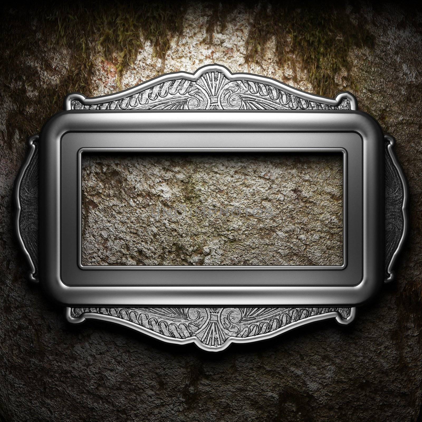 Antique ornament frame