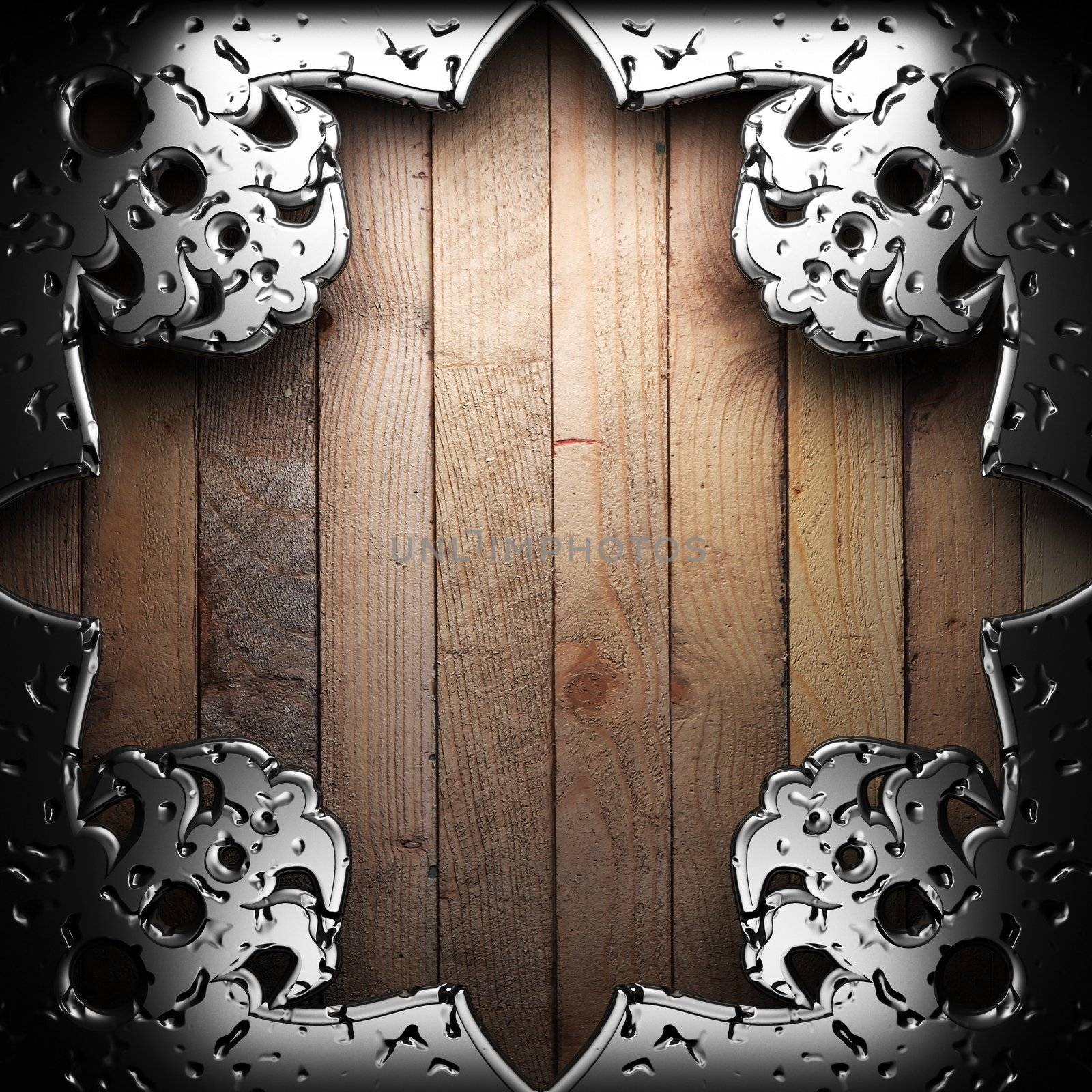 Antique ornament frame