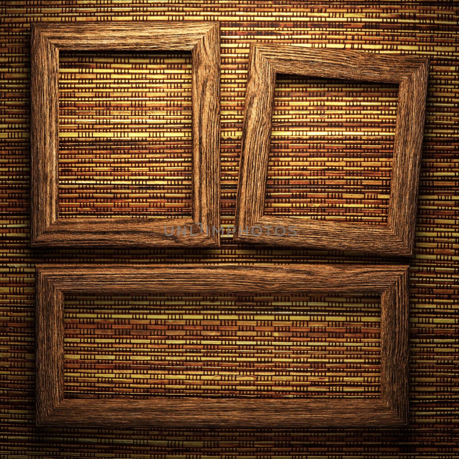 wooden plate on wall