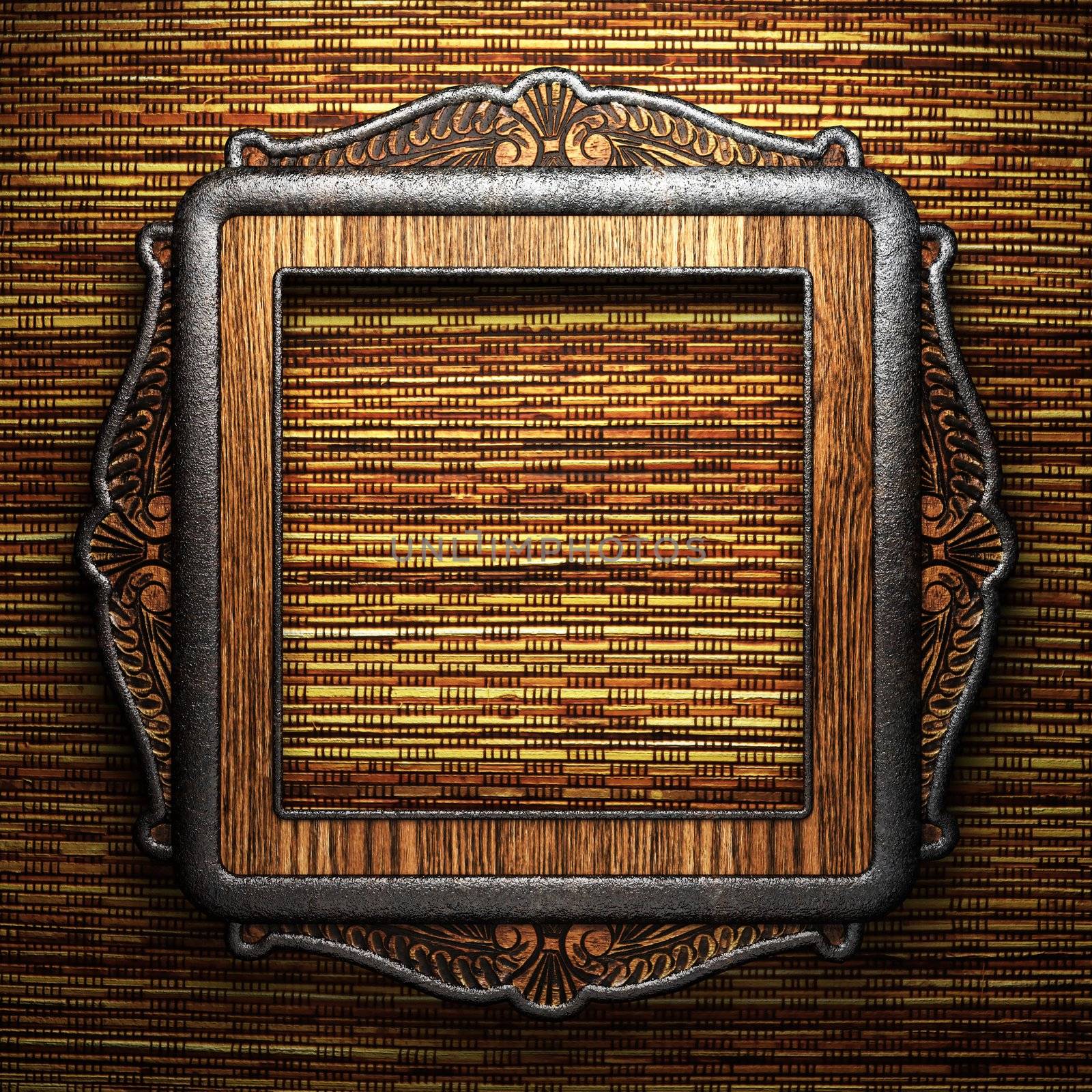 Antique ornament frame