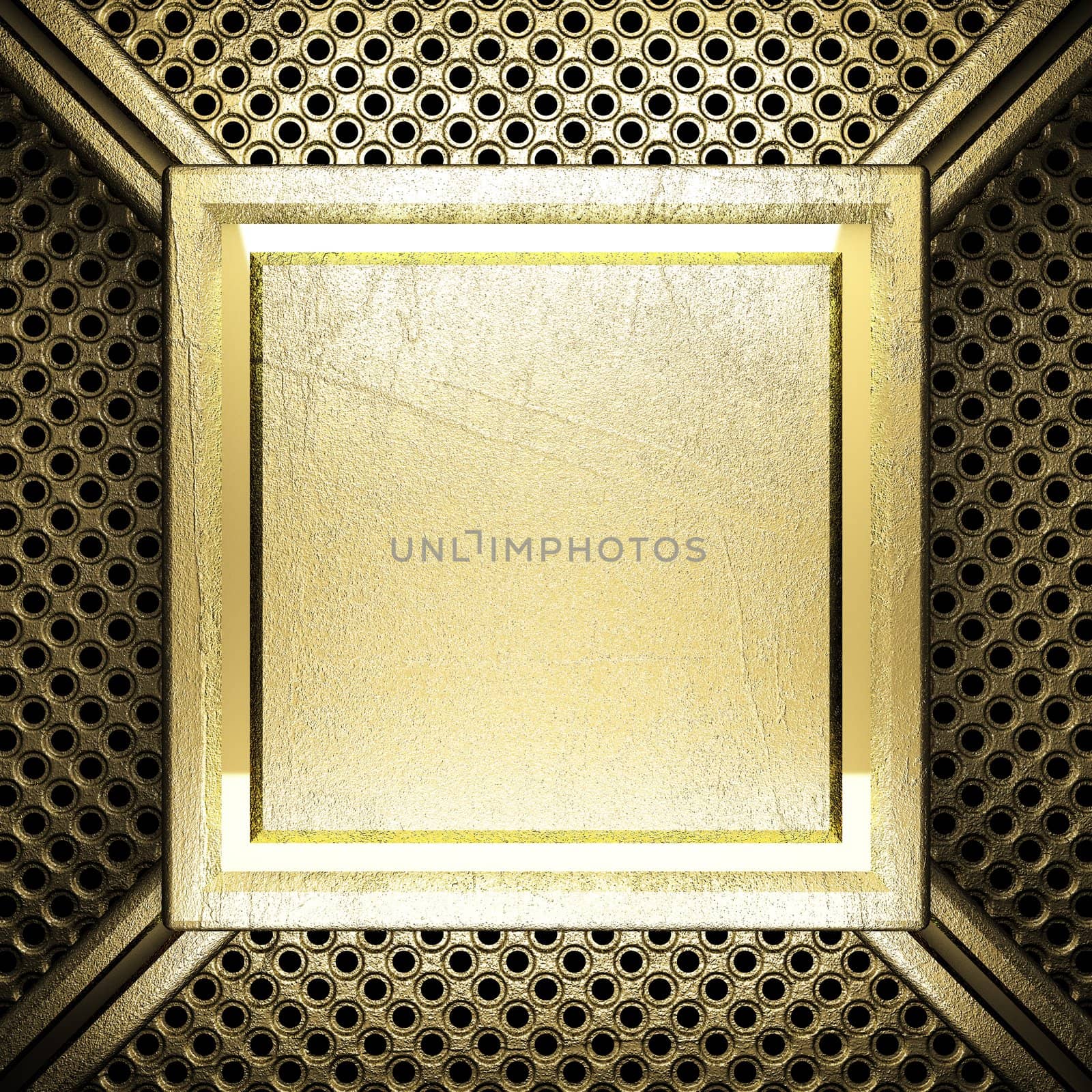 golden background made in 3D