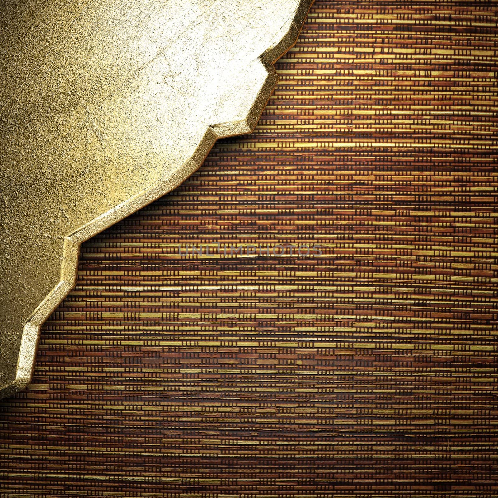 golden background made in 3D