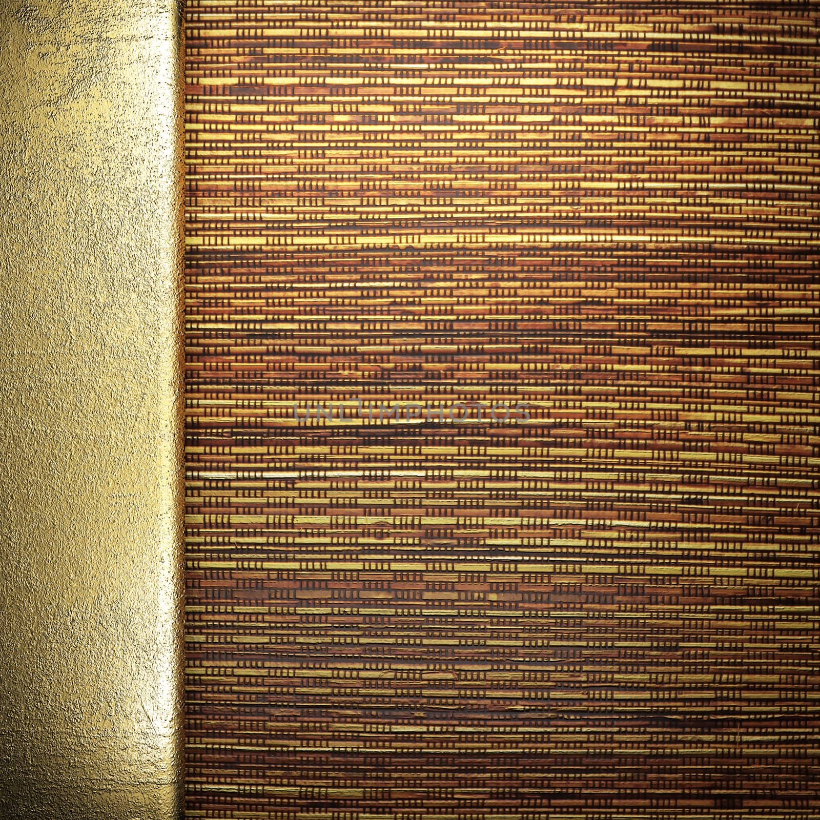 golden background made in 3D