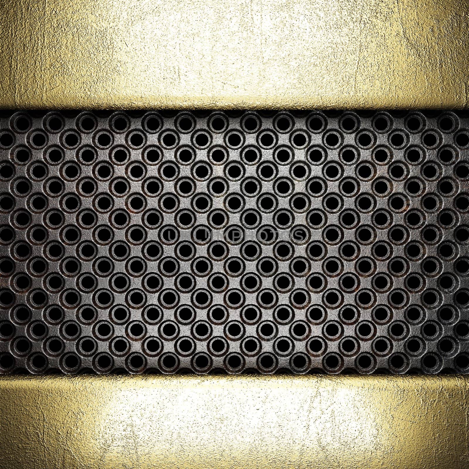 golden background made in 3D