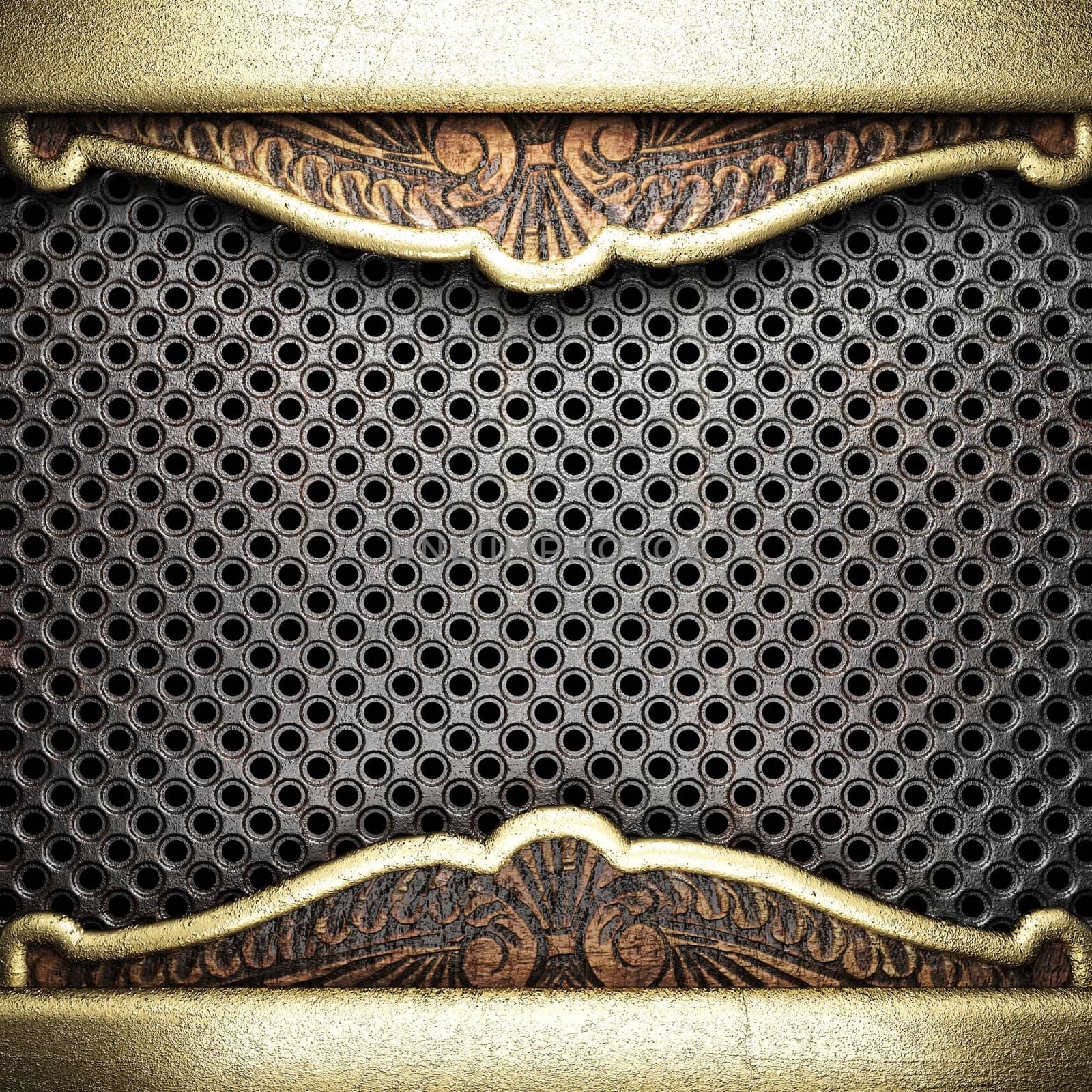 golden background made in 3D
