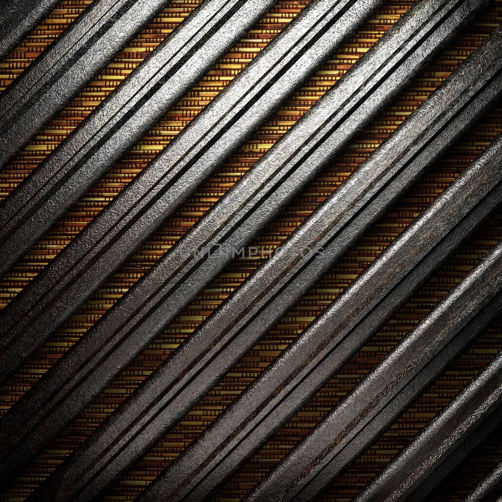metal on wall
