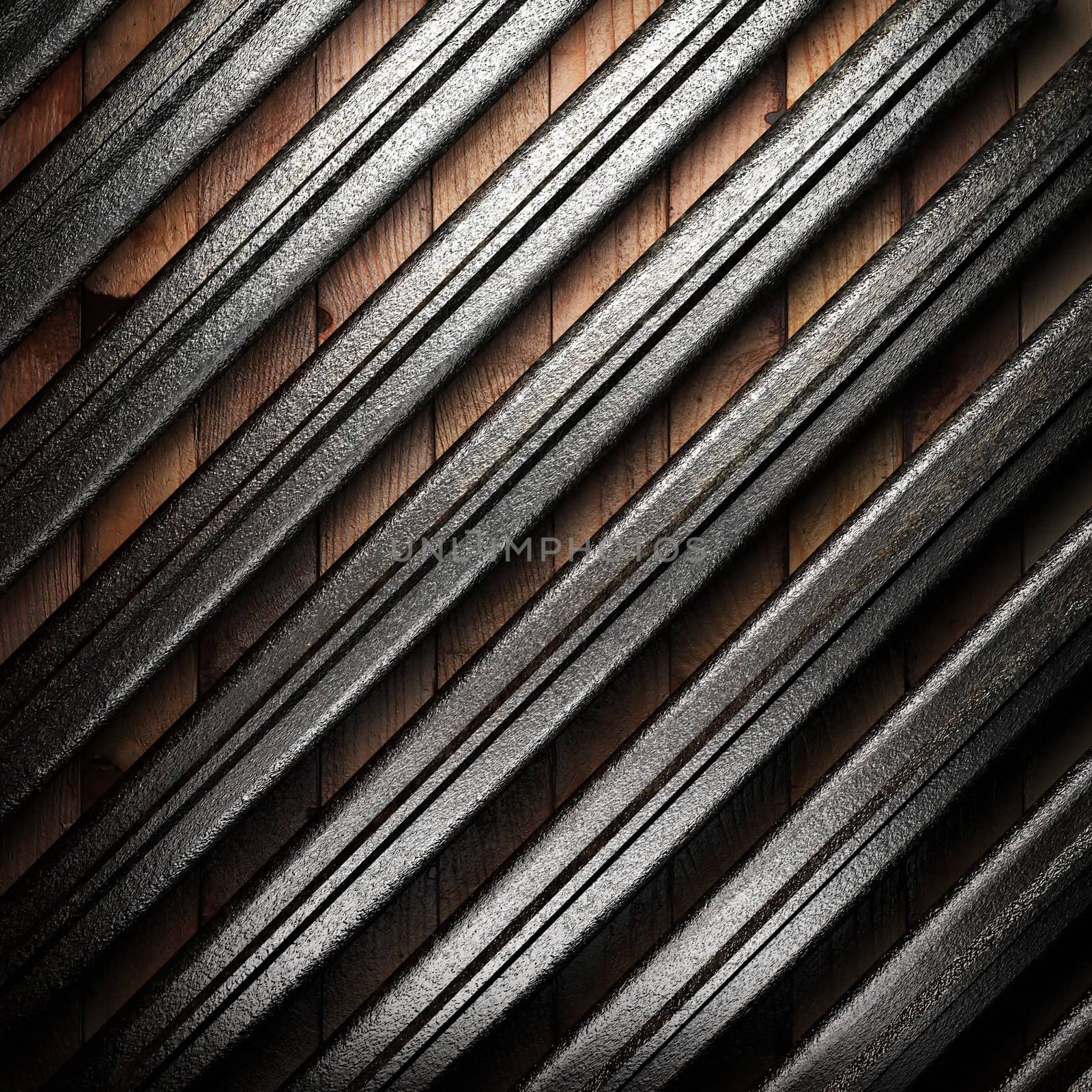 metal on wall
